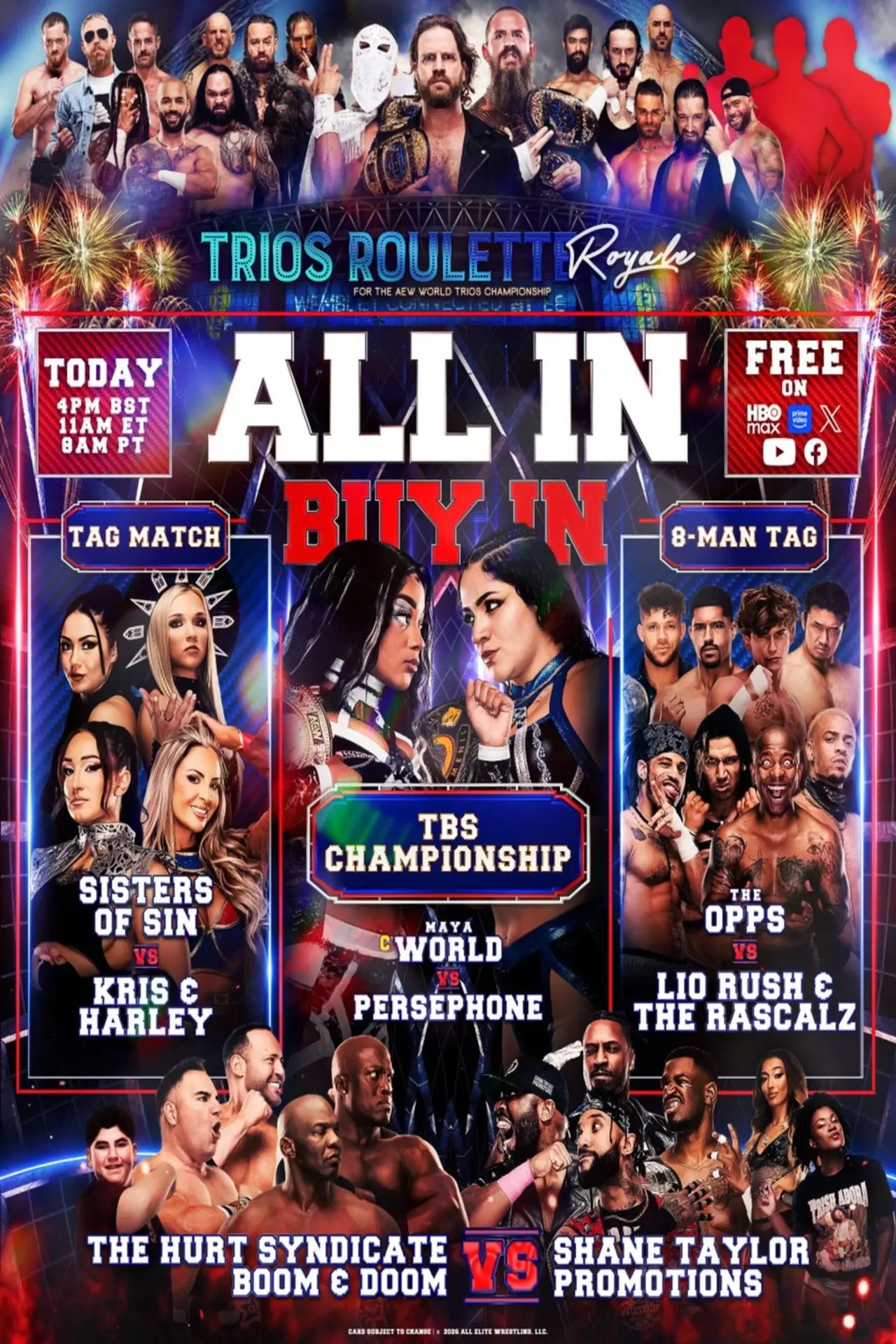 Постер к фильму "AEW All In 2026: London - Buy In"