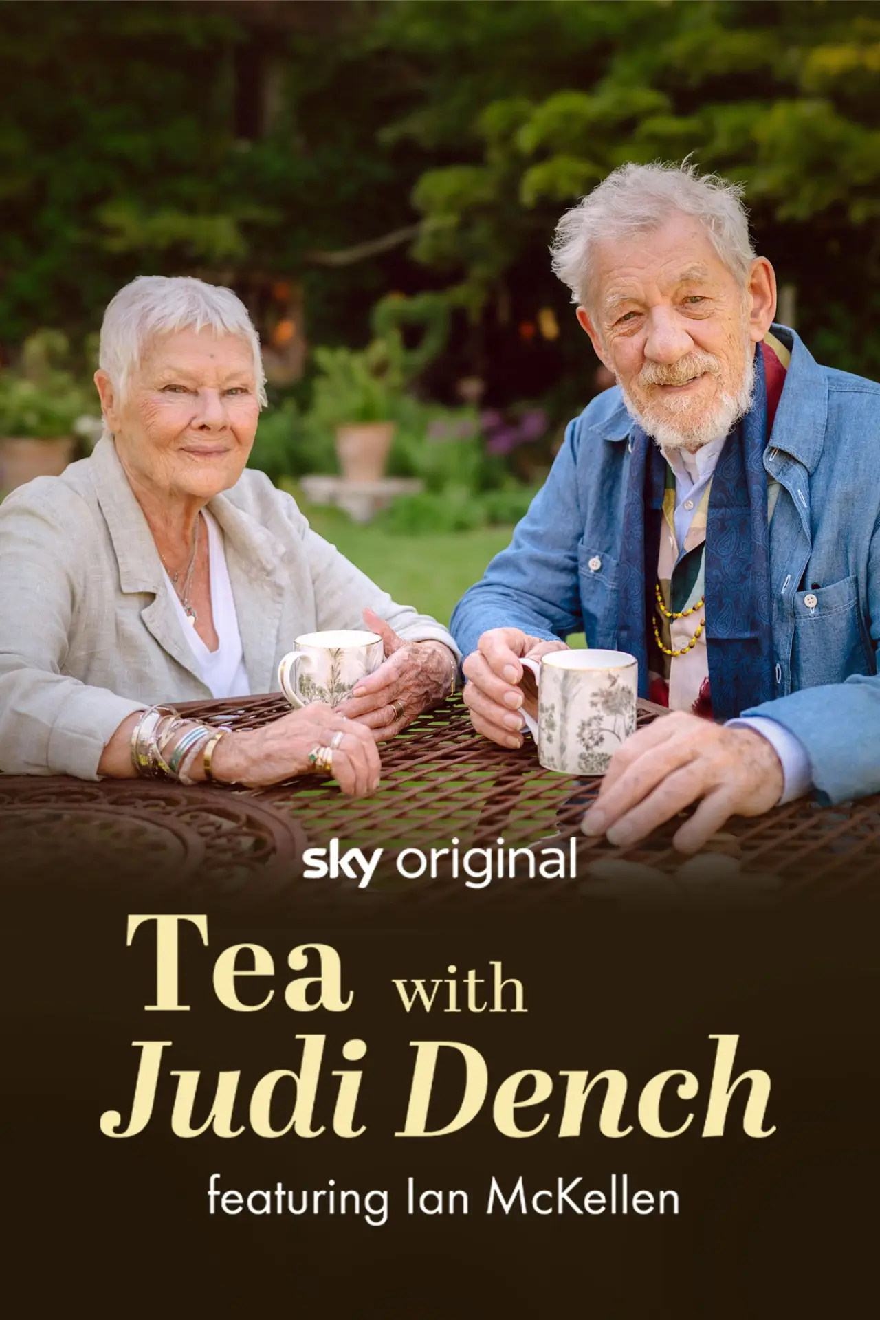 Постер к фильму "Tea with Judi Dench featuring Ian McKellen"