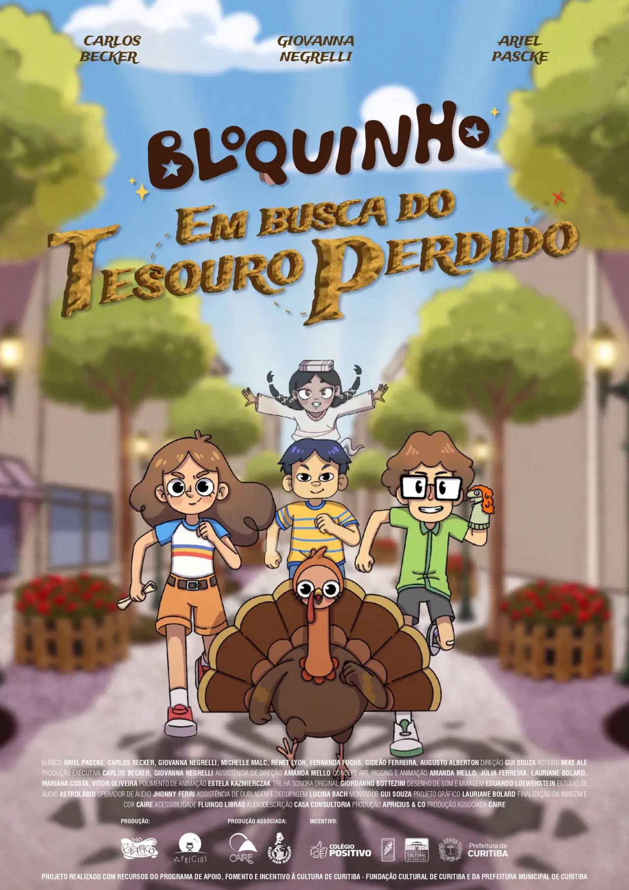 Постер к фильму "Bloquinho: Em busca do tesouro perdido"