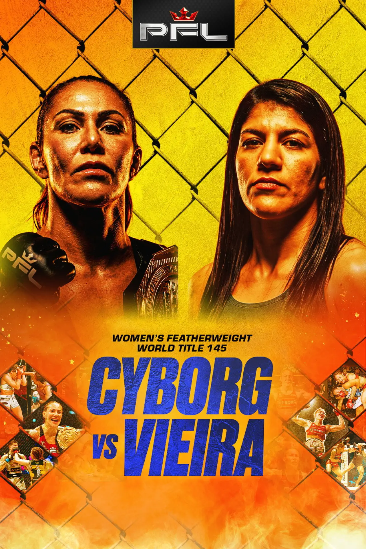 Постер к фильму "PFL Tampa: Cyborg vs. Vieira"