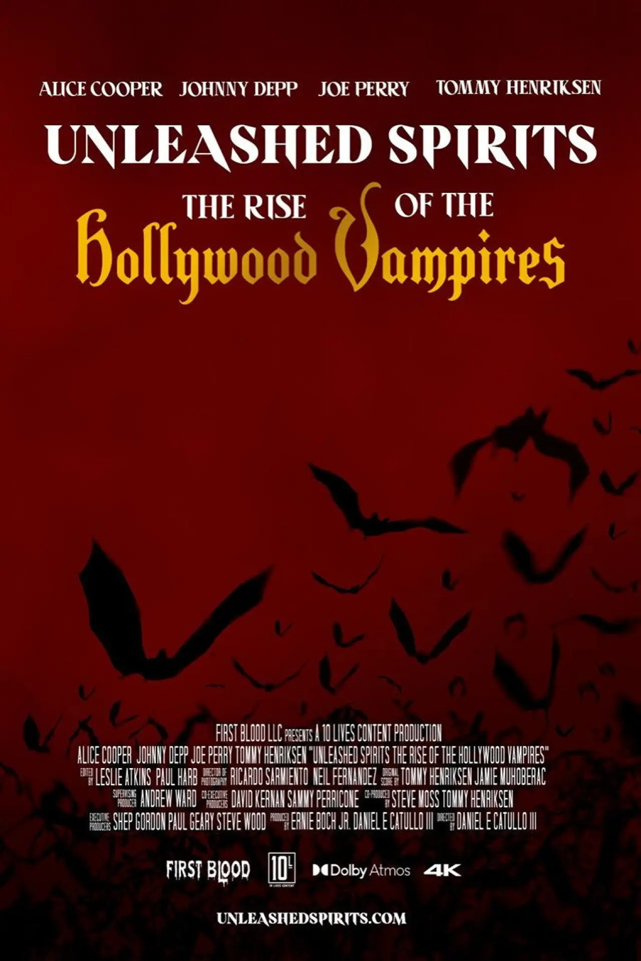 Постер к фильму "Unleashed Spirits: The Rise of the Hollywood Vampires"