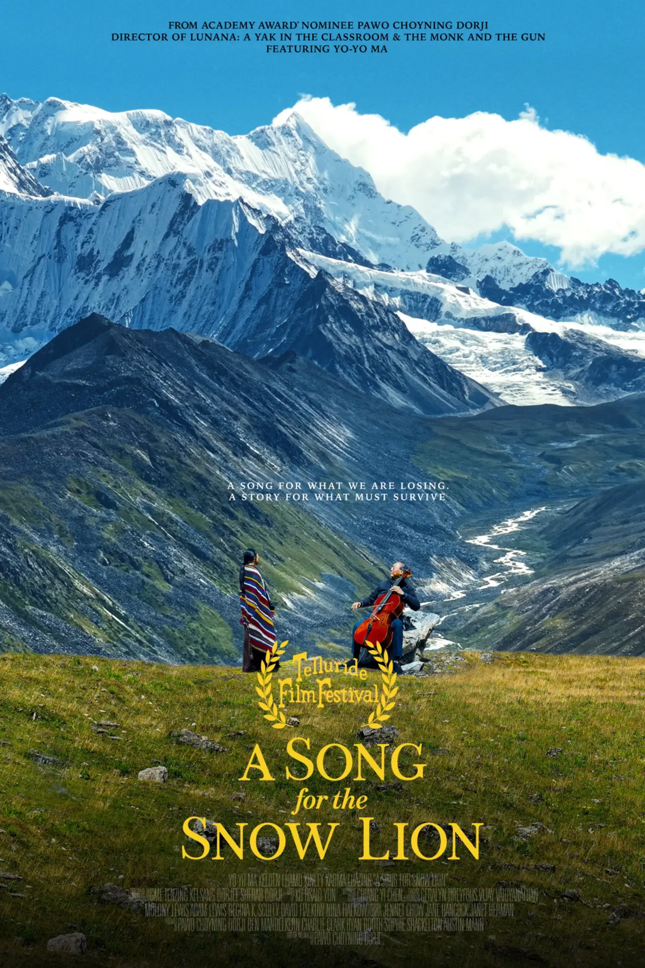Постер к фильму "A Song for the Snow Lion"