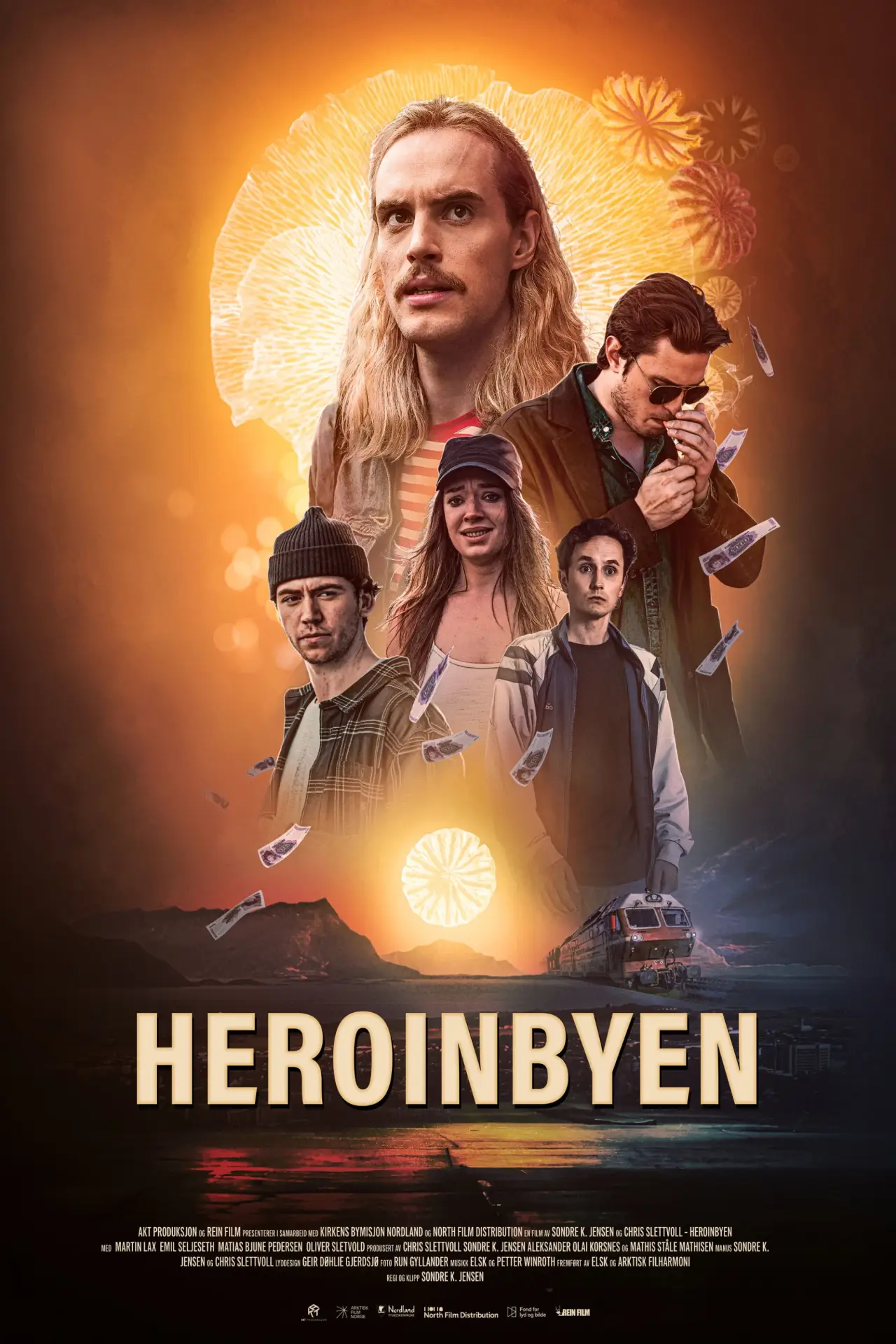 Постер к фильму "Heroinbyen"