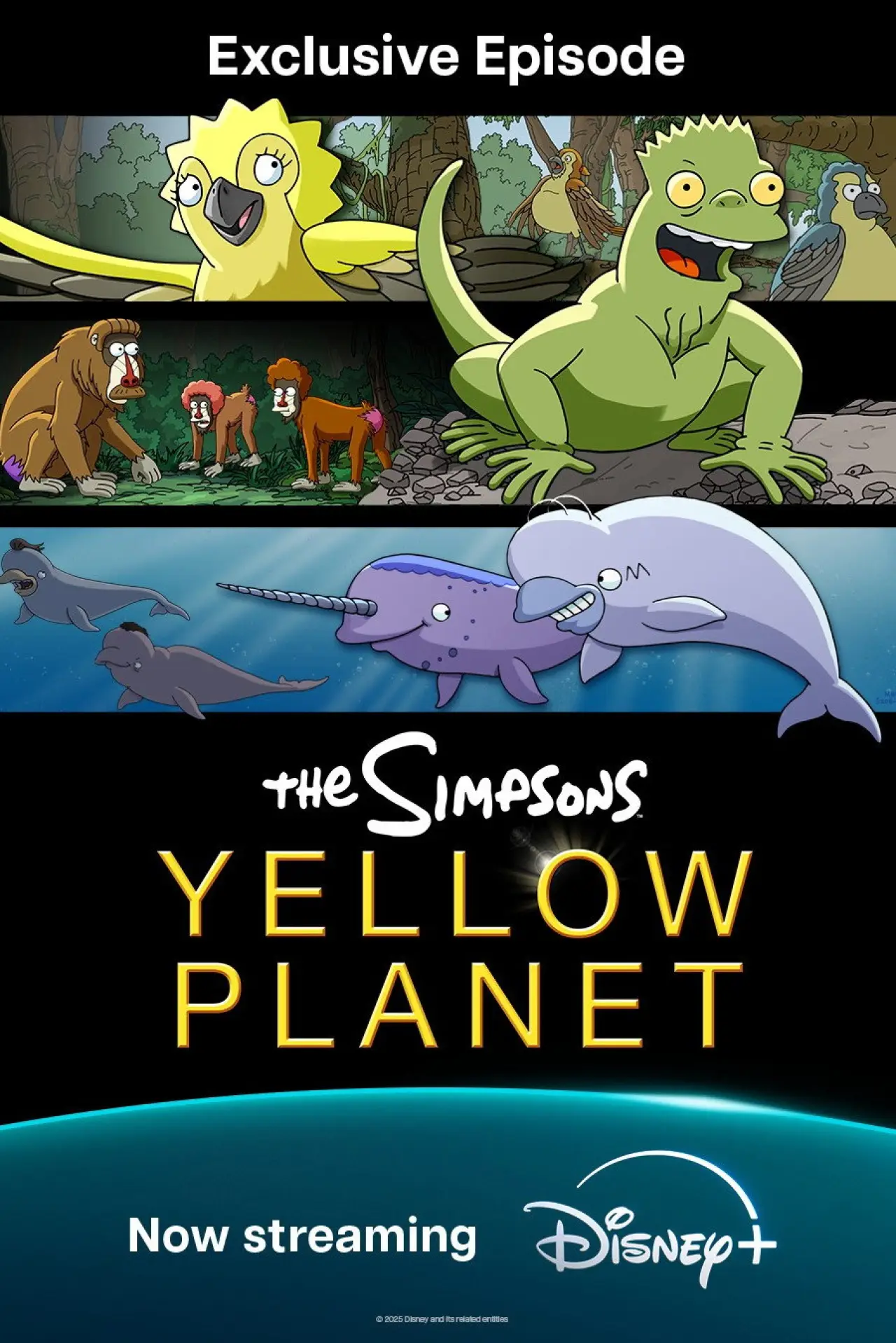 Постер к фильму "The Simpson: Yellow Planet"
