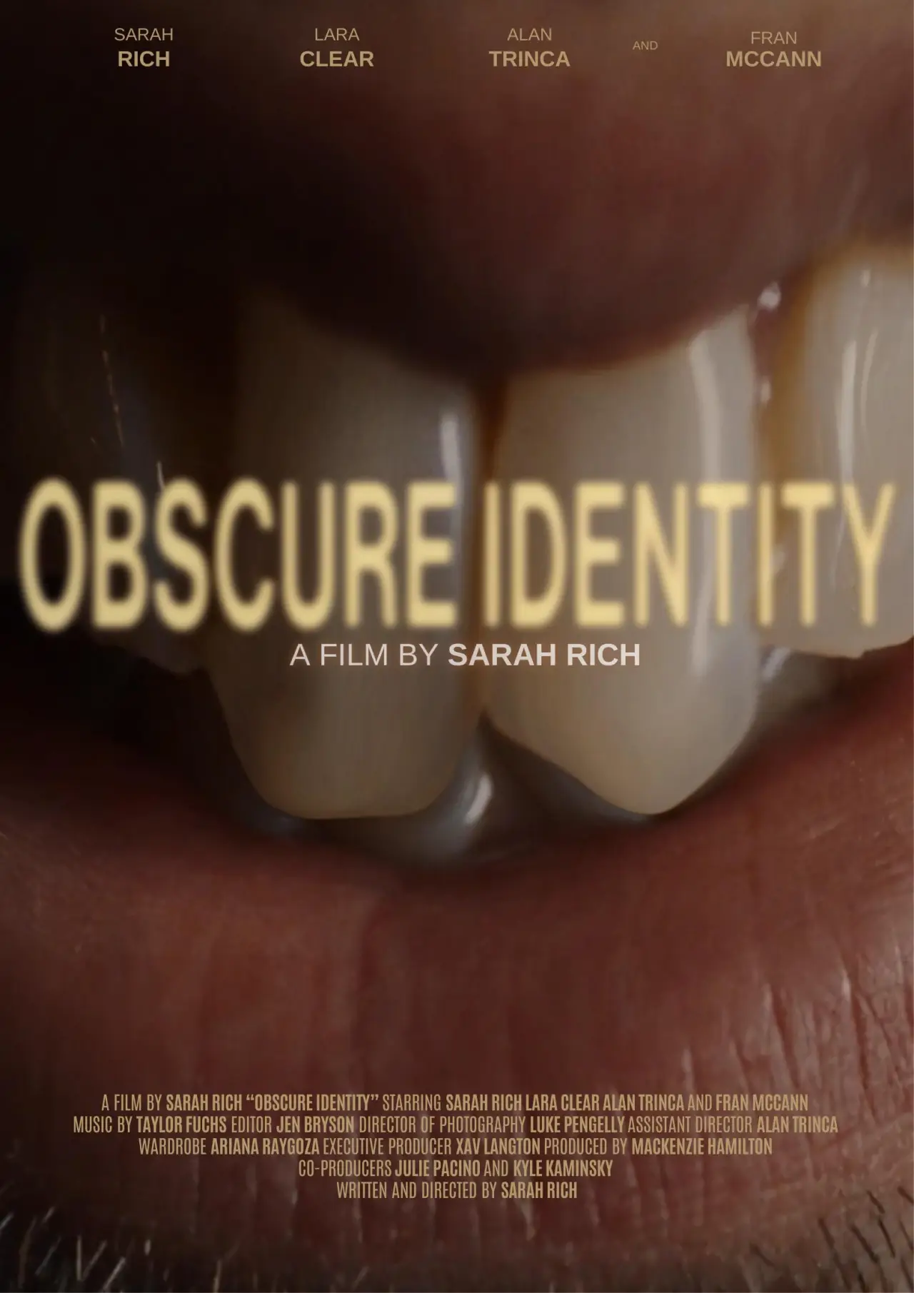 Постер к фильму "Obscure Identity"
