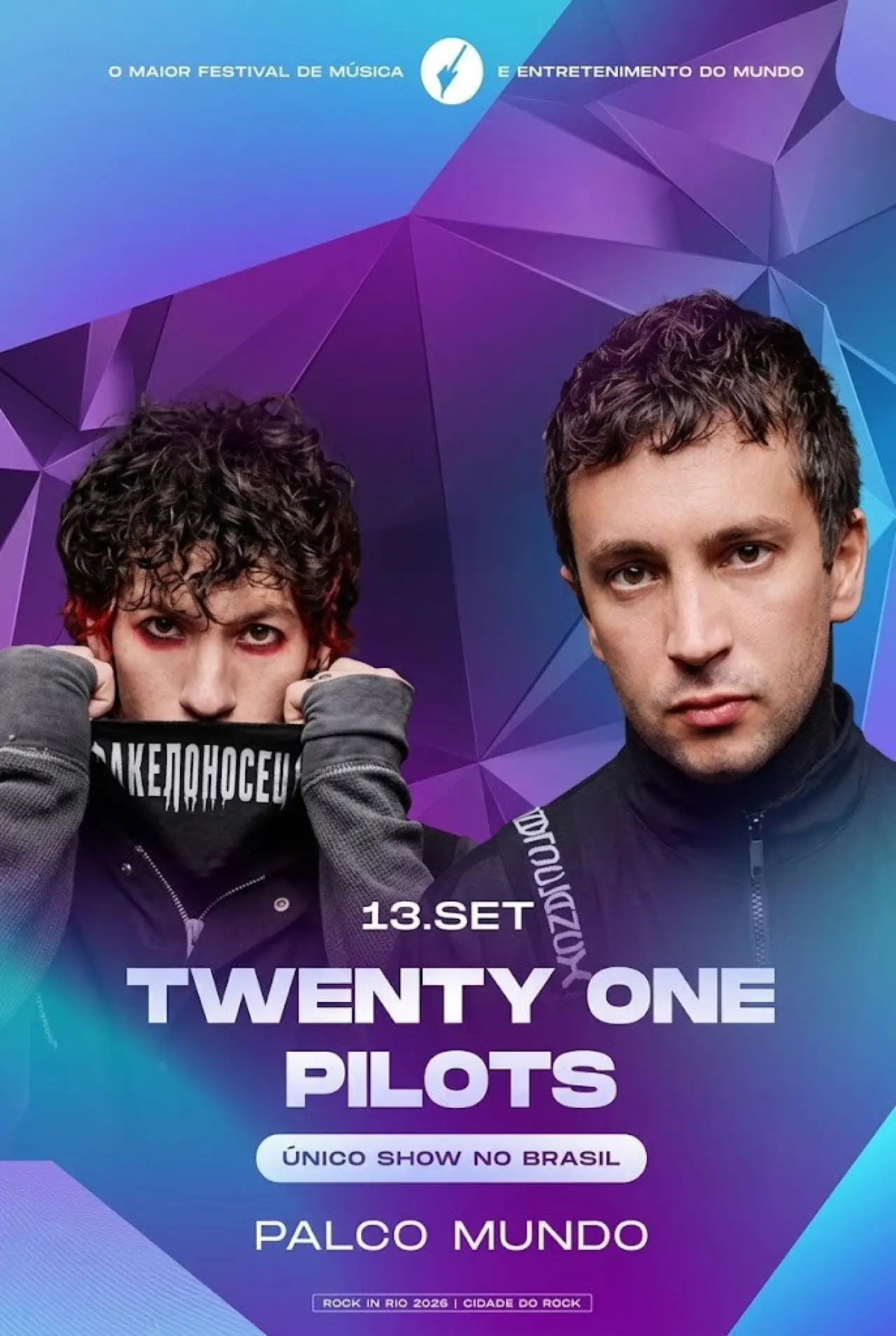 Постер к фильму "Twenty One Pilots - Rock In Rio 2026"