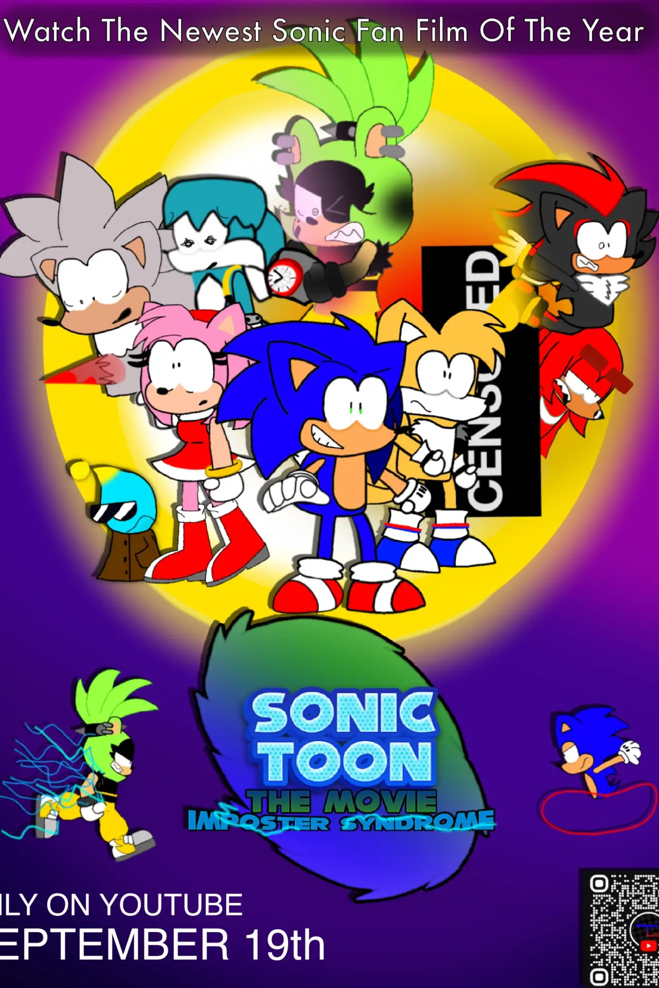 Постер к фильму "Sonic Toon: The Movie Imposter Syndrome"