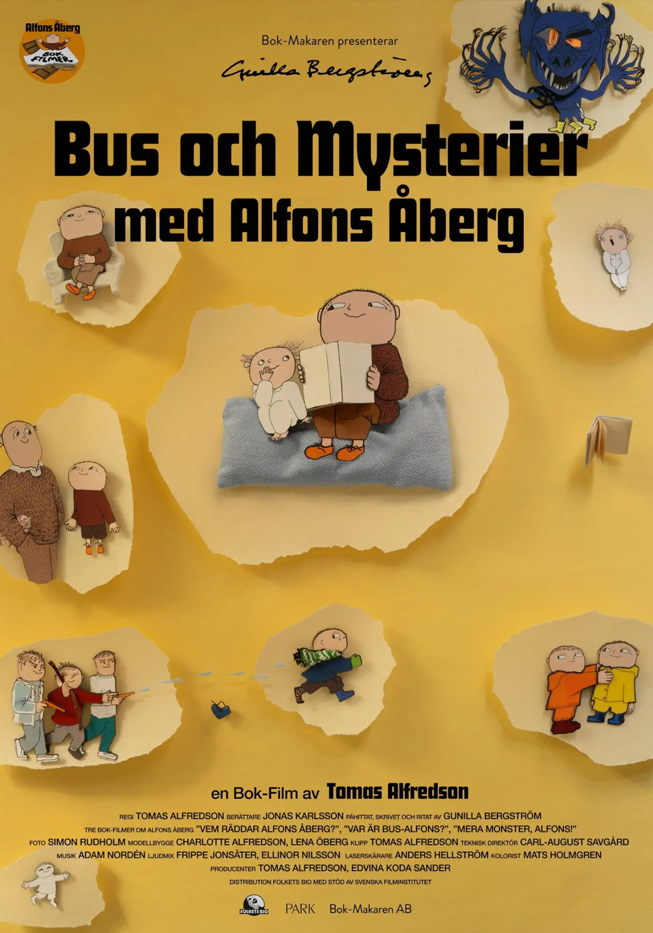 Постер к фильму "Bus och mysterier med Alfons Åberg"