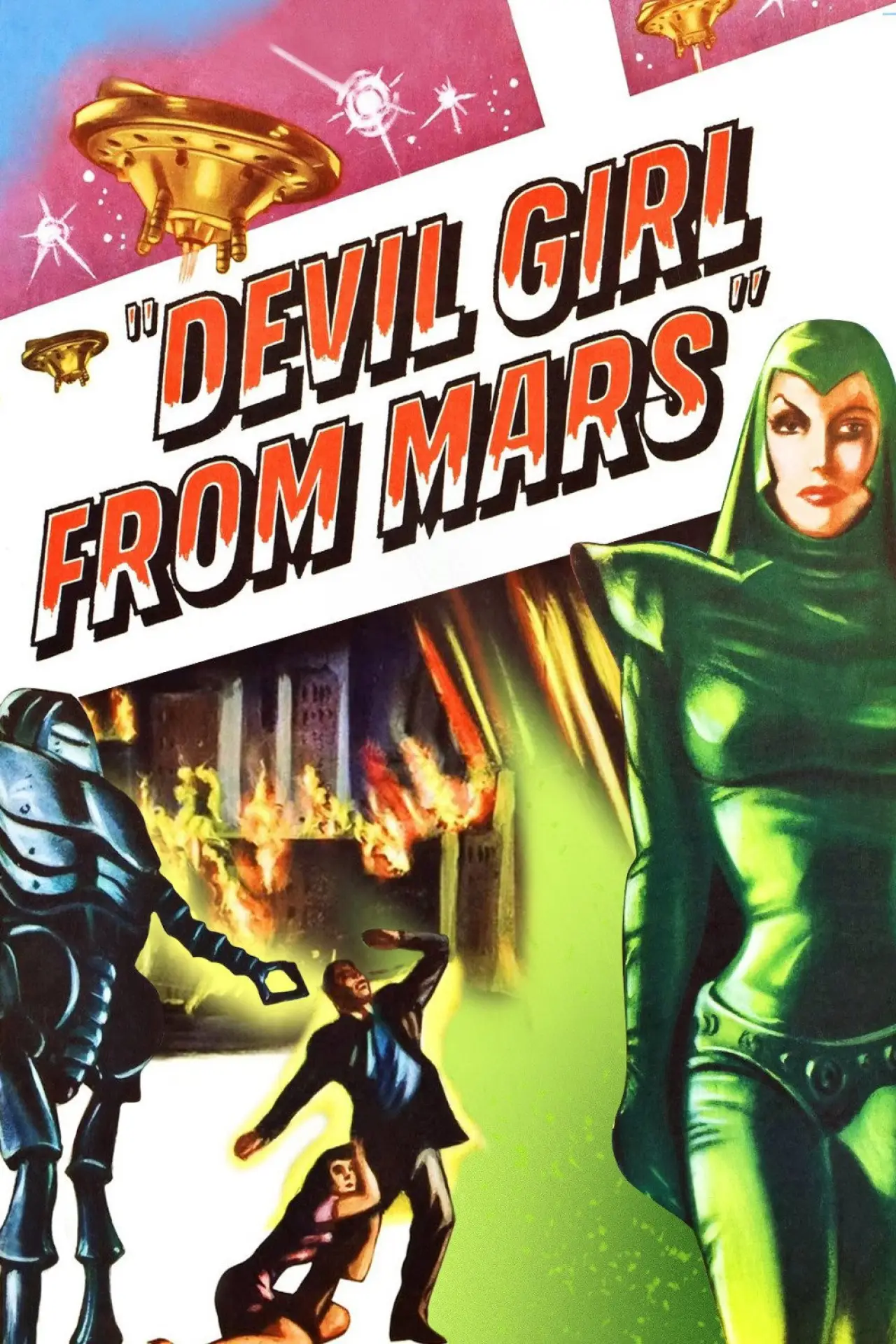 Постер к фильму "Devil Girl from Mars"