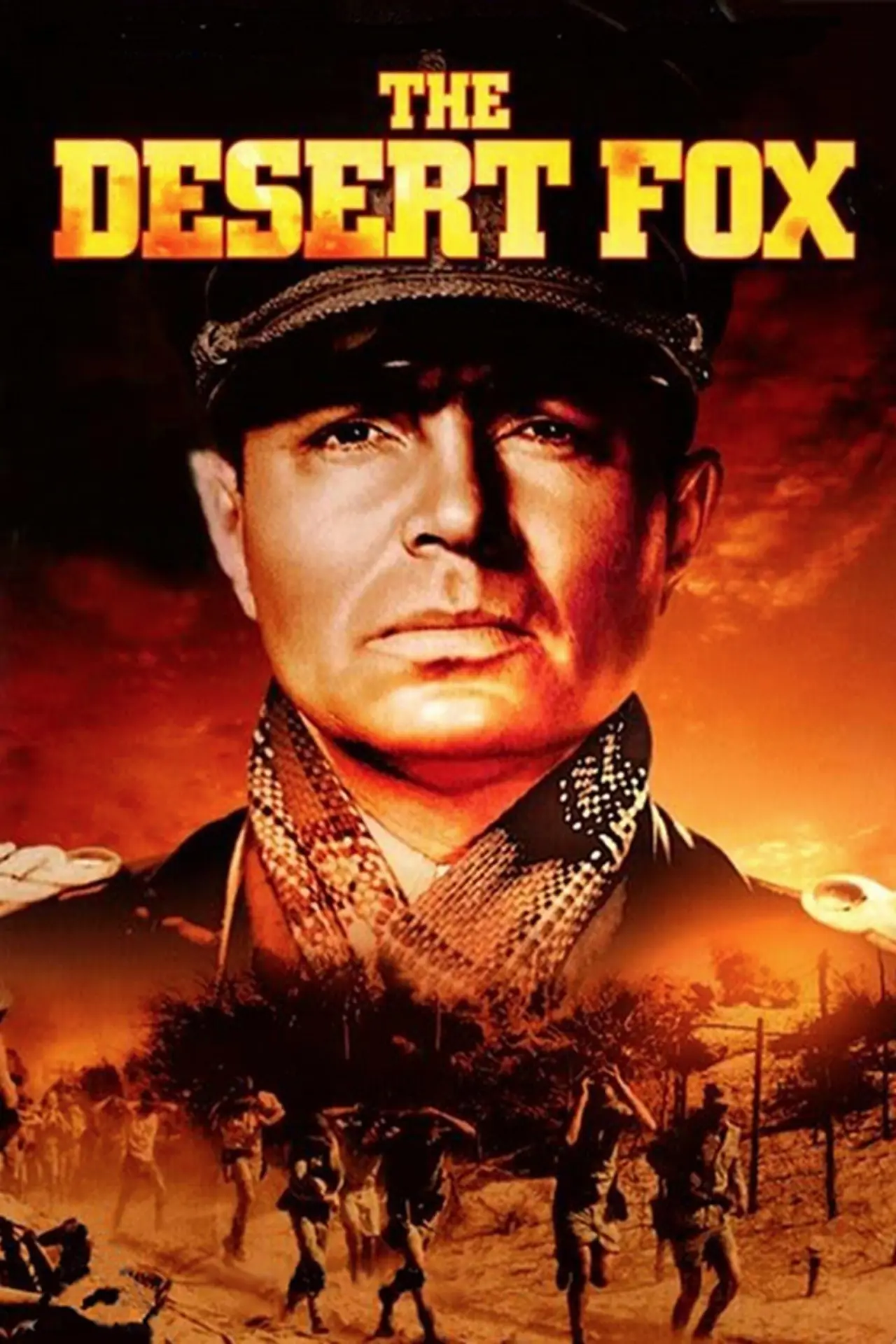 Постер к фильму "The Desert Fox: The Story of Rommel"