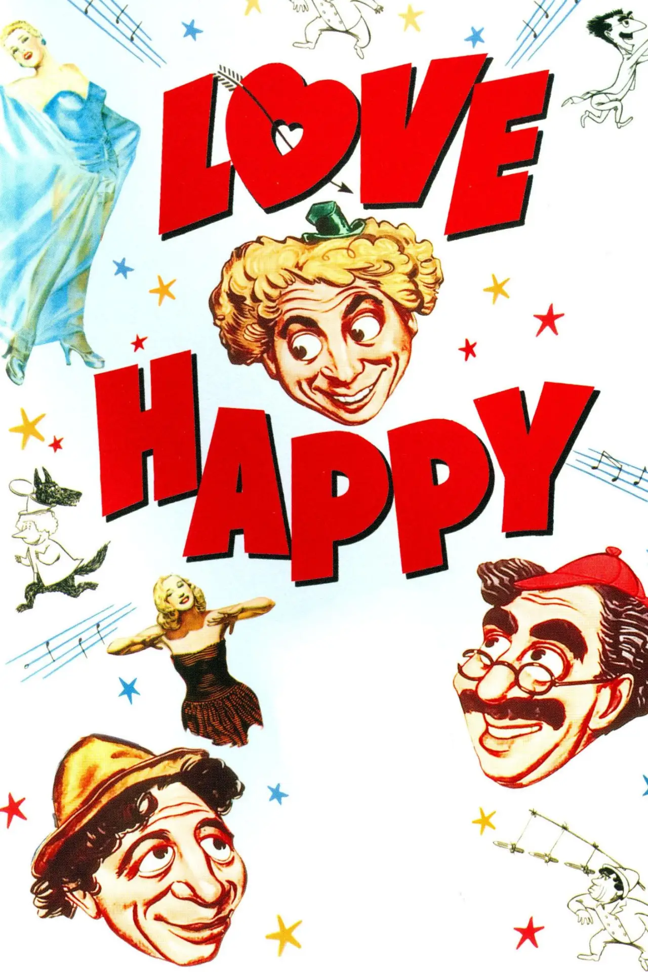 Постер к фильму "Love Happy"