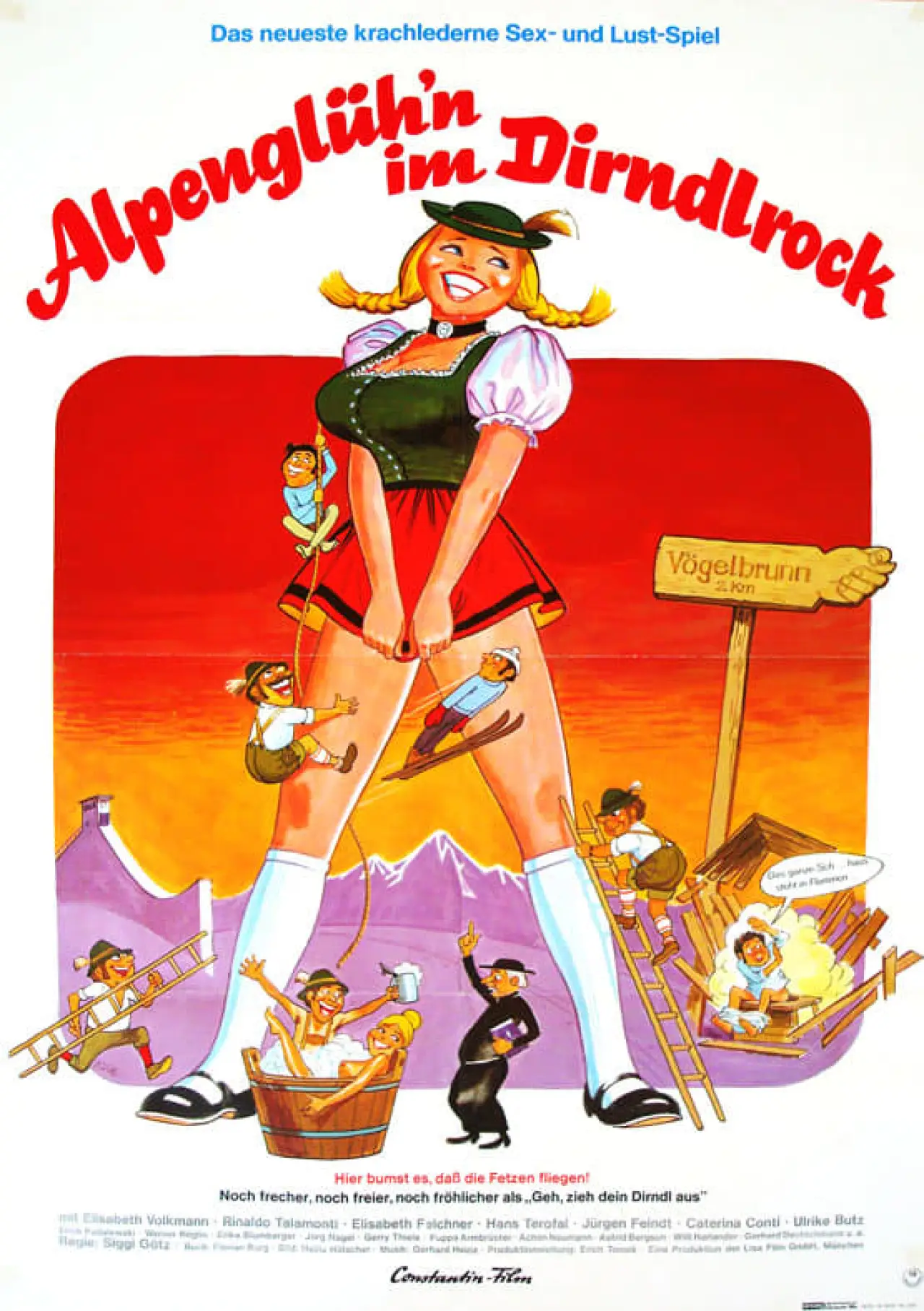 Постер к фильму "Alpenglühn im Dirndlrock"