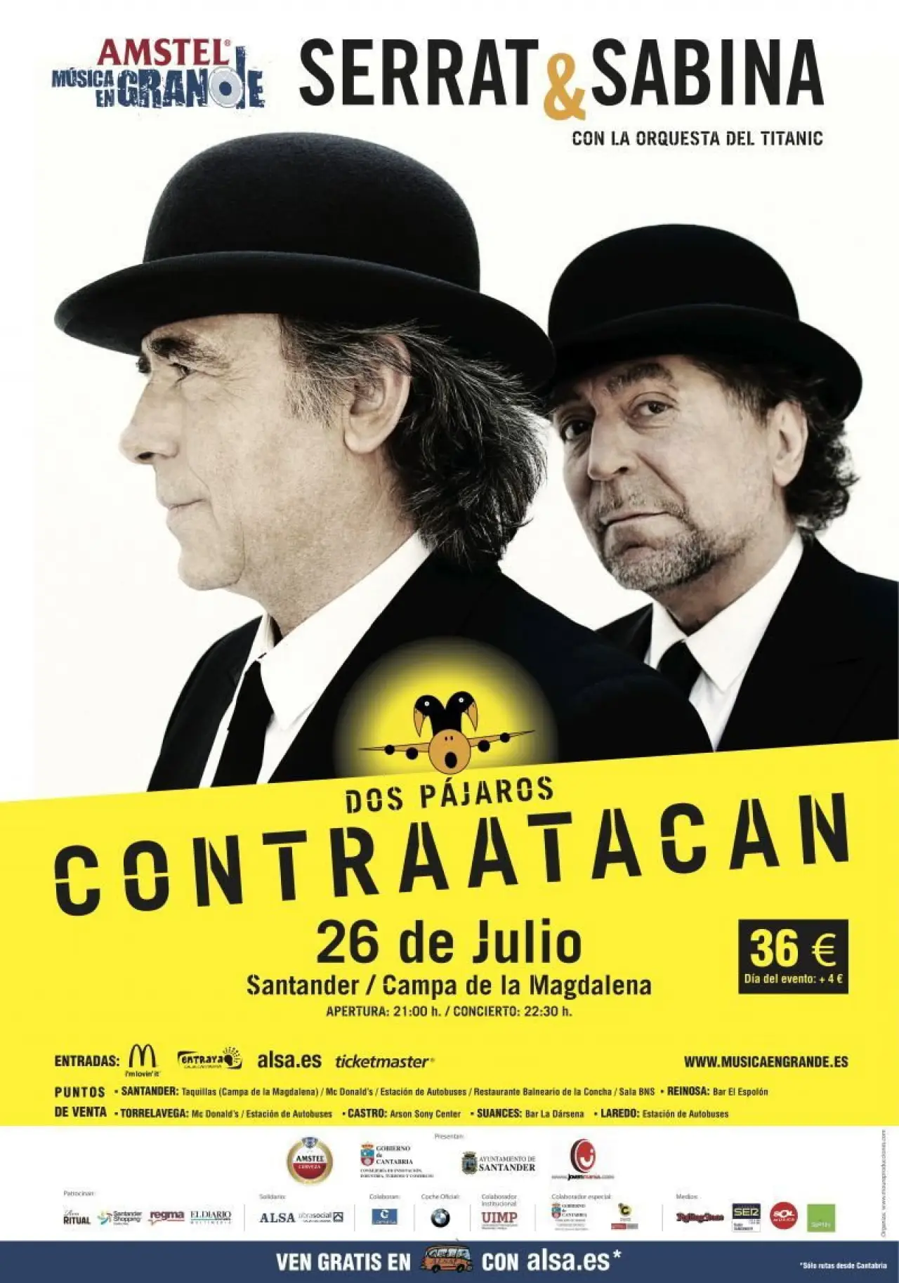 Постер к фильму "Serrat & Sabina: dos pájaros contraatacan"