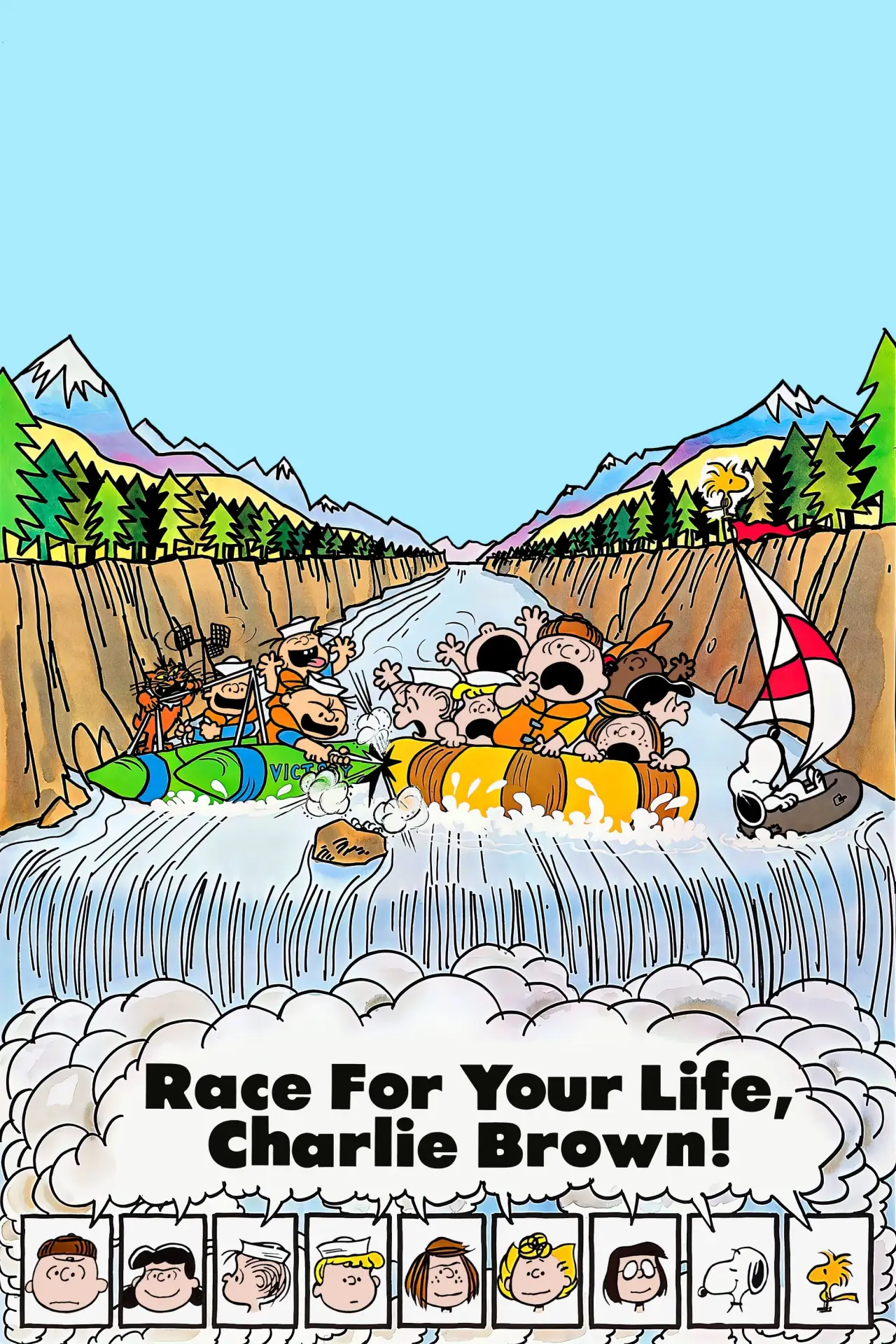 Постер к фильму "Race for Your Life, Charlie Brown"
