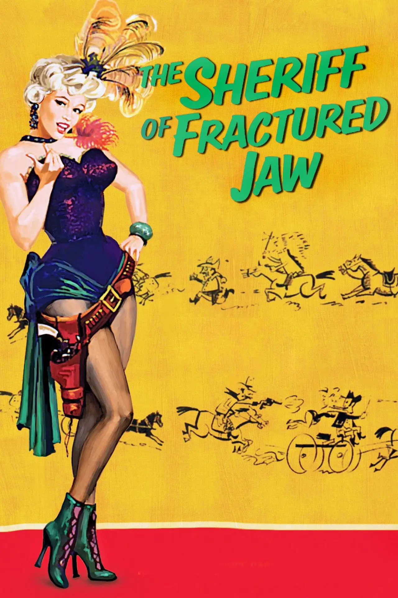 Постер к фильму "The Sheriff of Fractured Jaw"