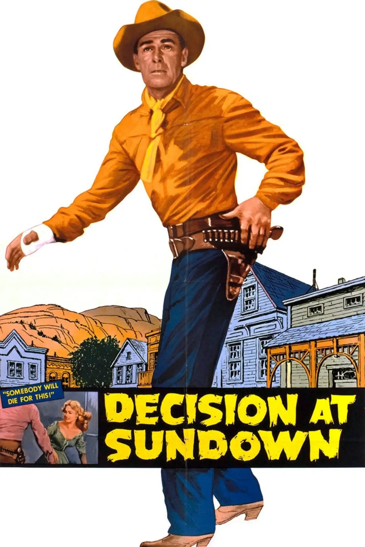 Постер к фильму "Decision at Sundown"