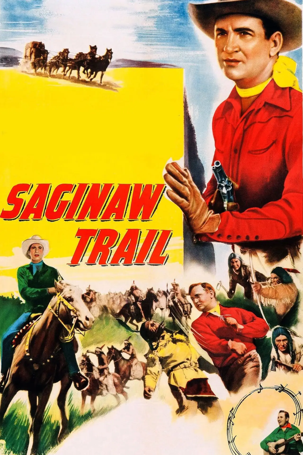 Постер к фильму "Saginaw Trail"