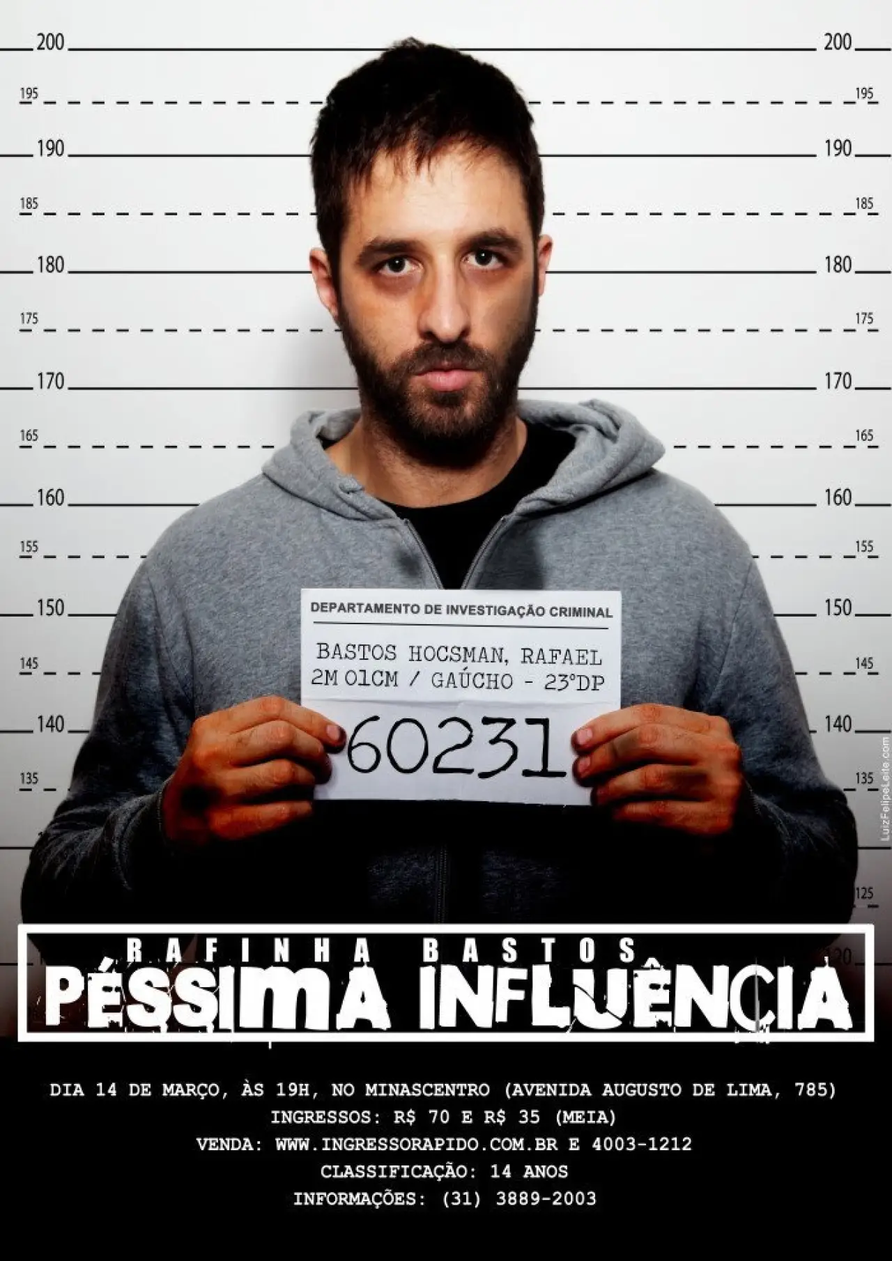 Постер к фильму "Rafinha Bastos – Péssima Influência"