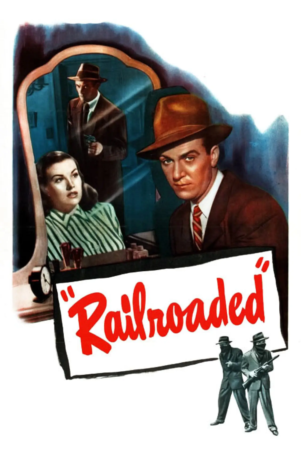Постер к фильму "Railroaded!"