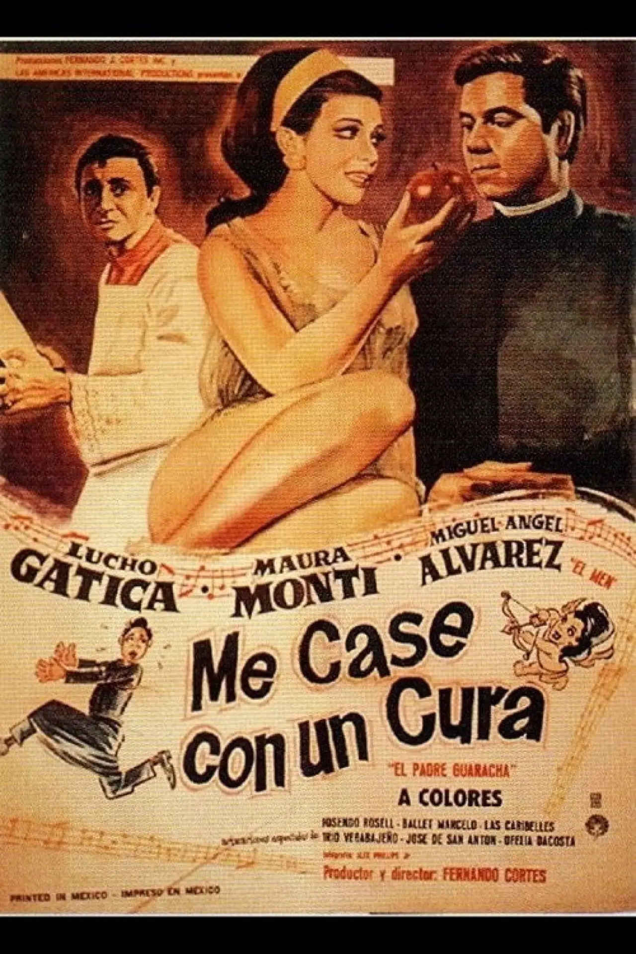 Постер к фильму "Me casé con un cura"