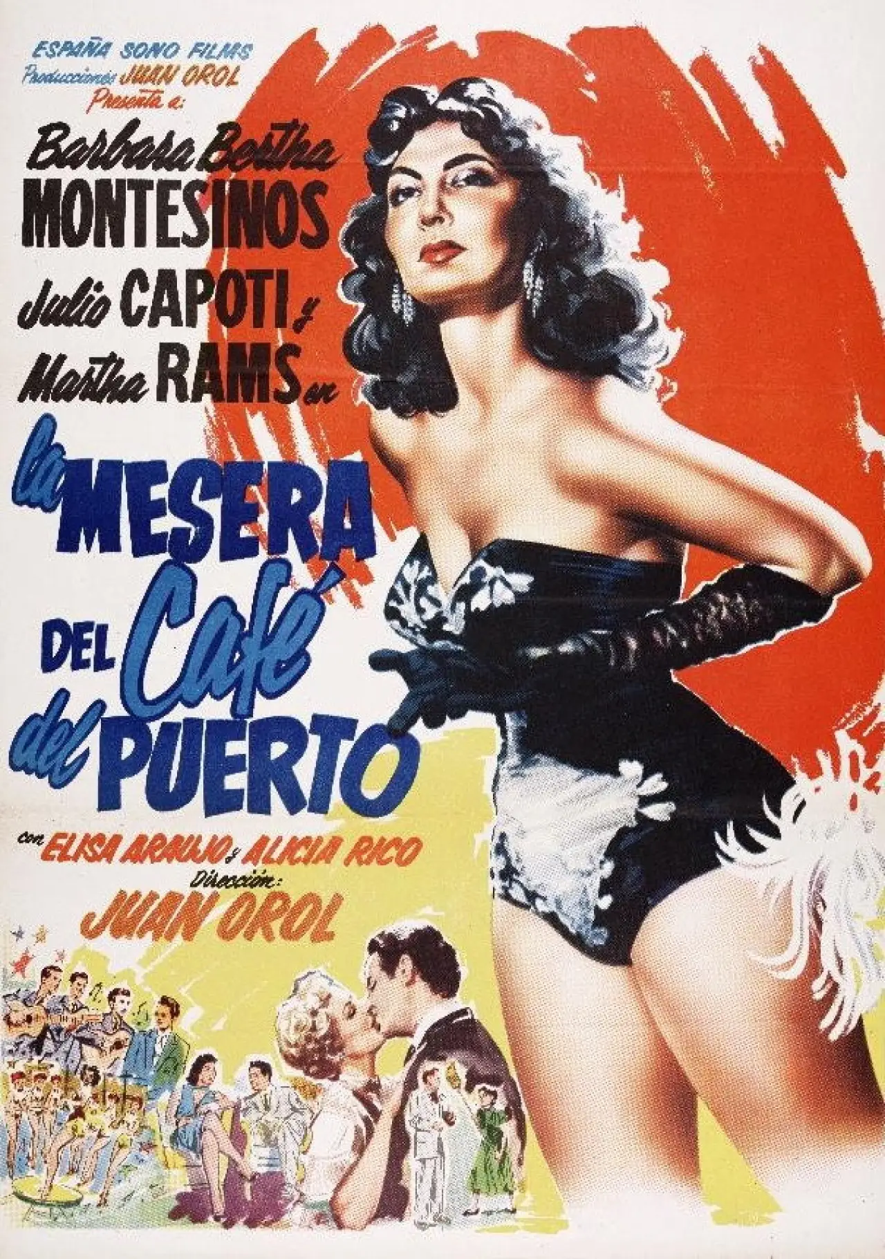Постер к фильму "La mesera del café del puerto"