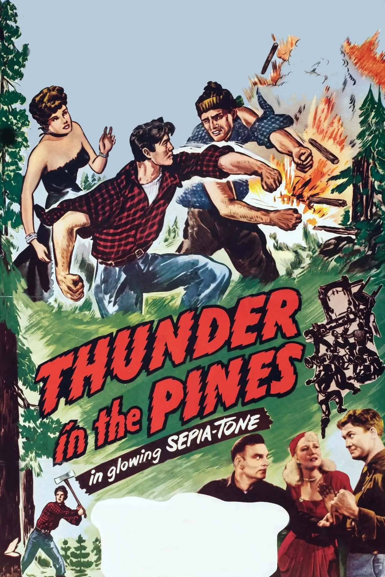 Постер к фильму "Thunder in the Pines"