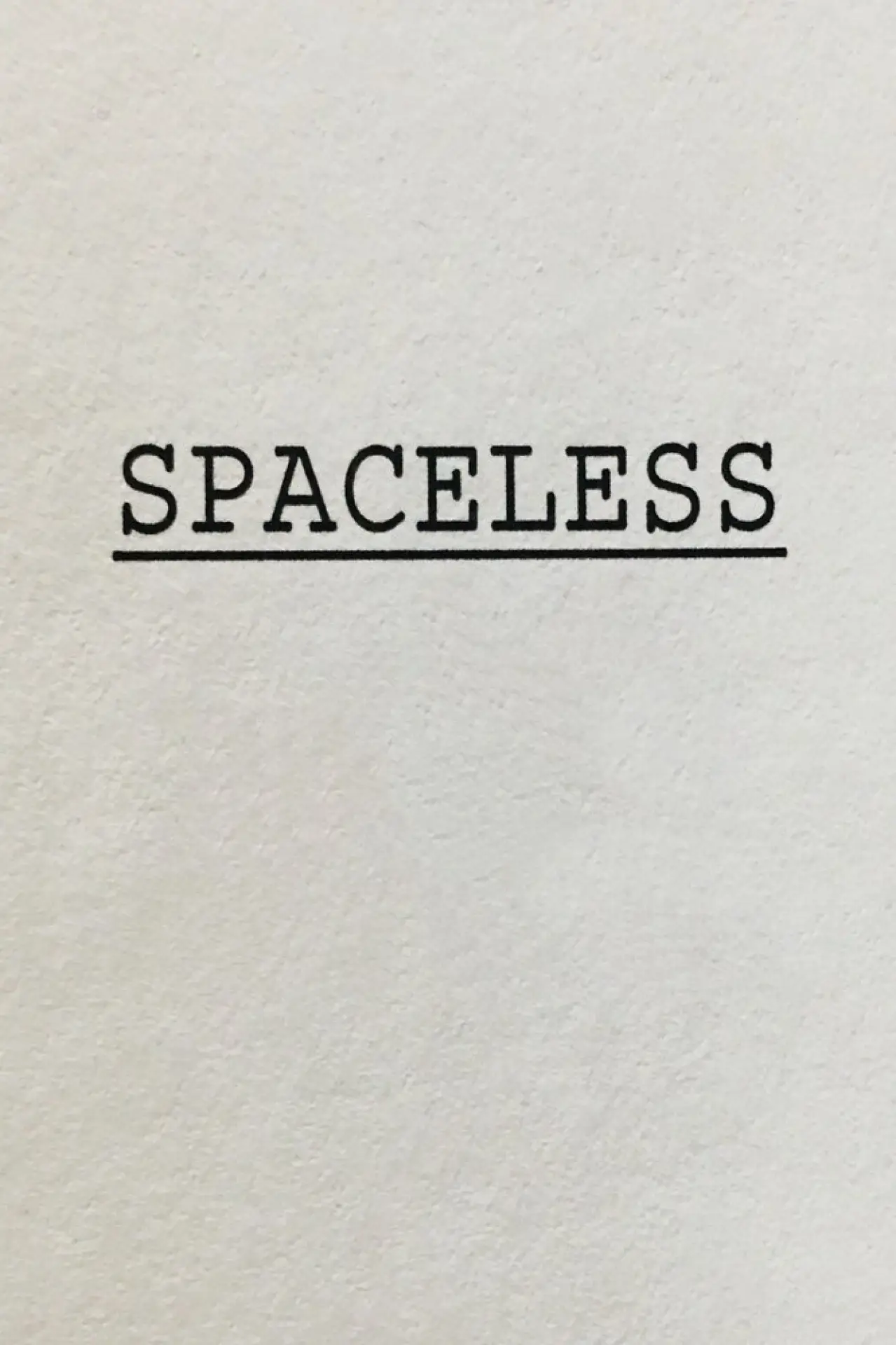 Постер к фильму "Spaceless"