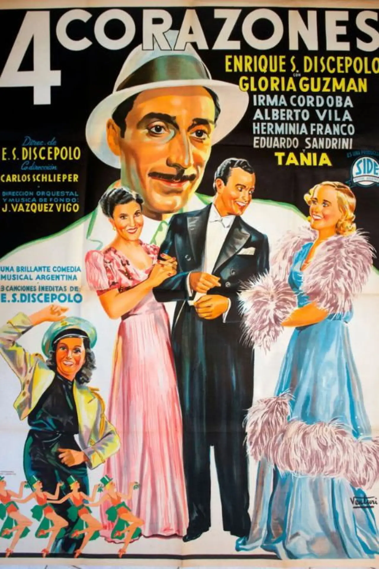 Постер к фильму "Cuatro corazones"