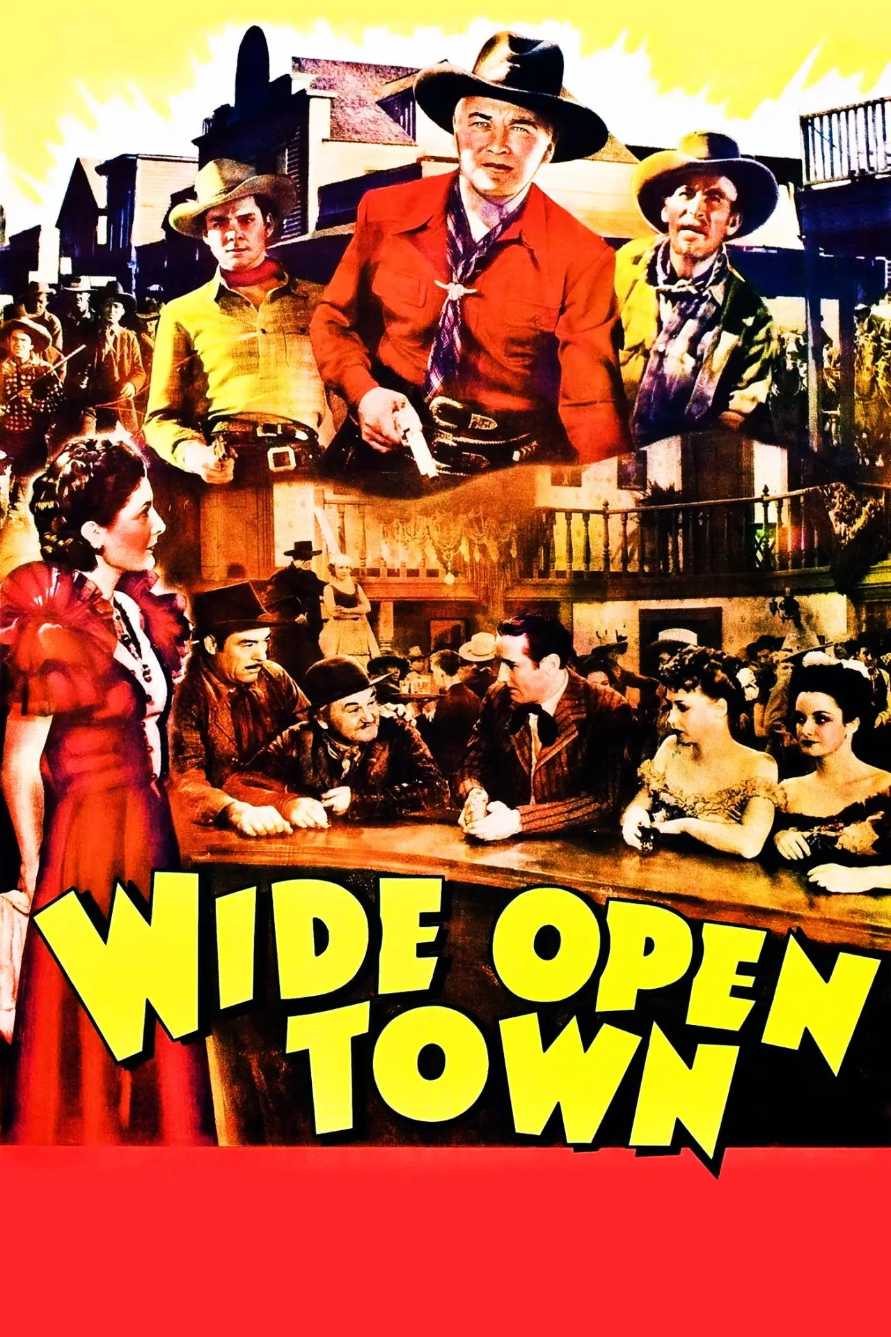 Постер к фильму "Wide Open Town"