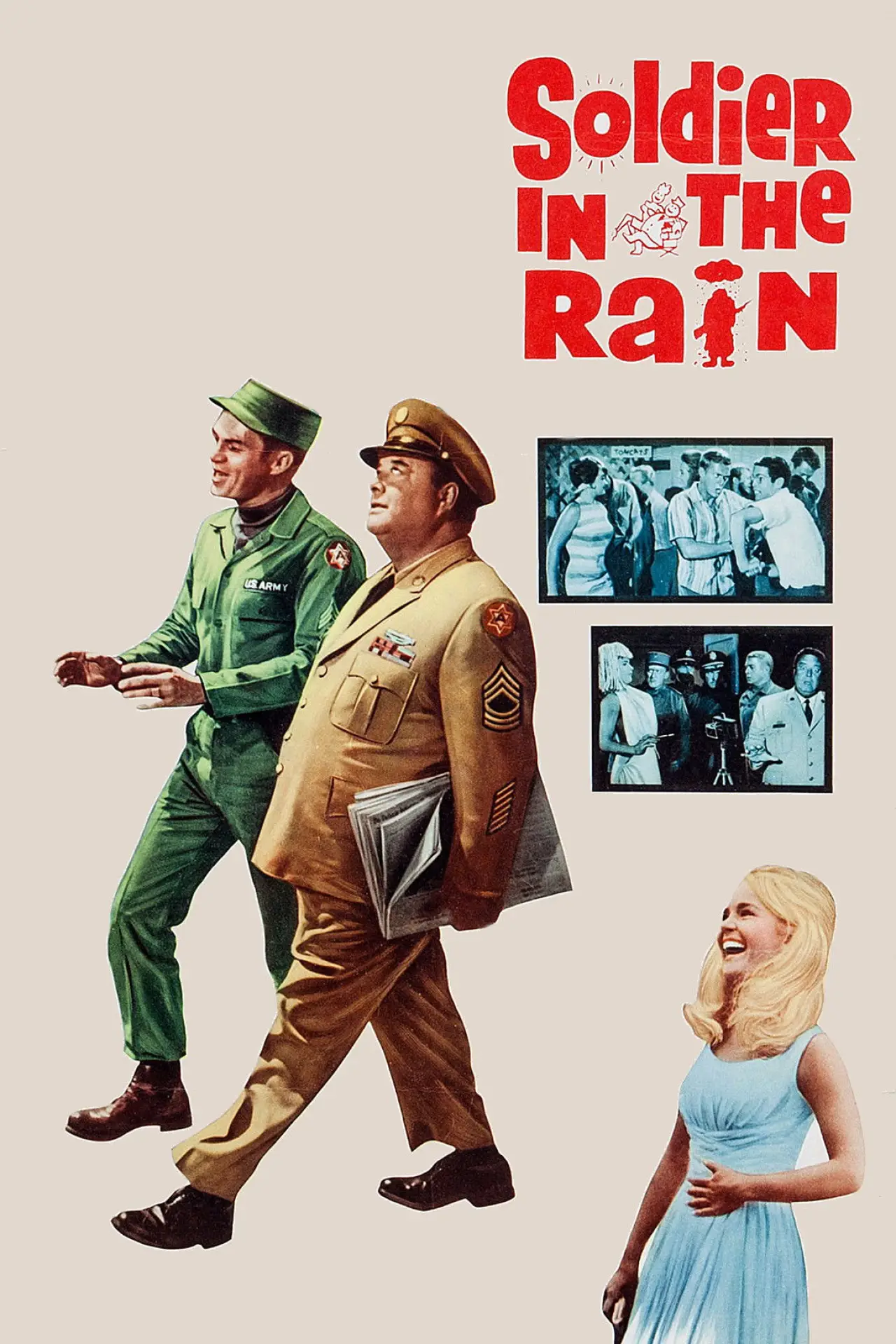 Постер к фильму "Soldier in the Rain"