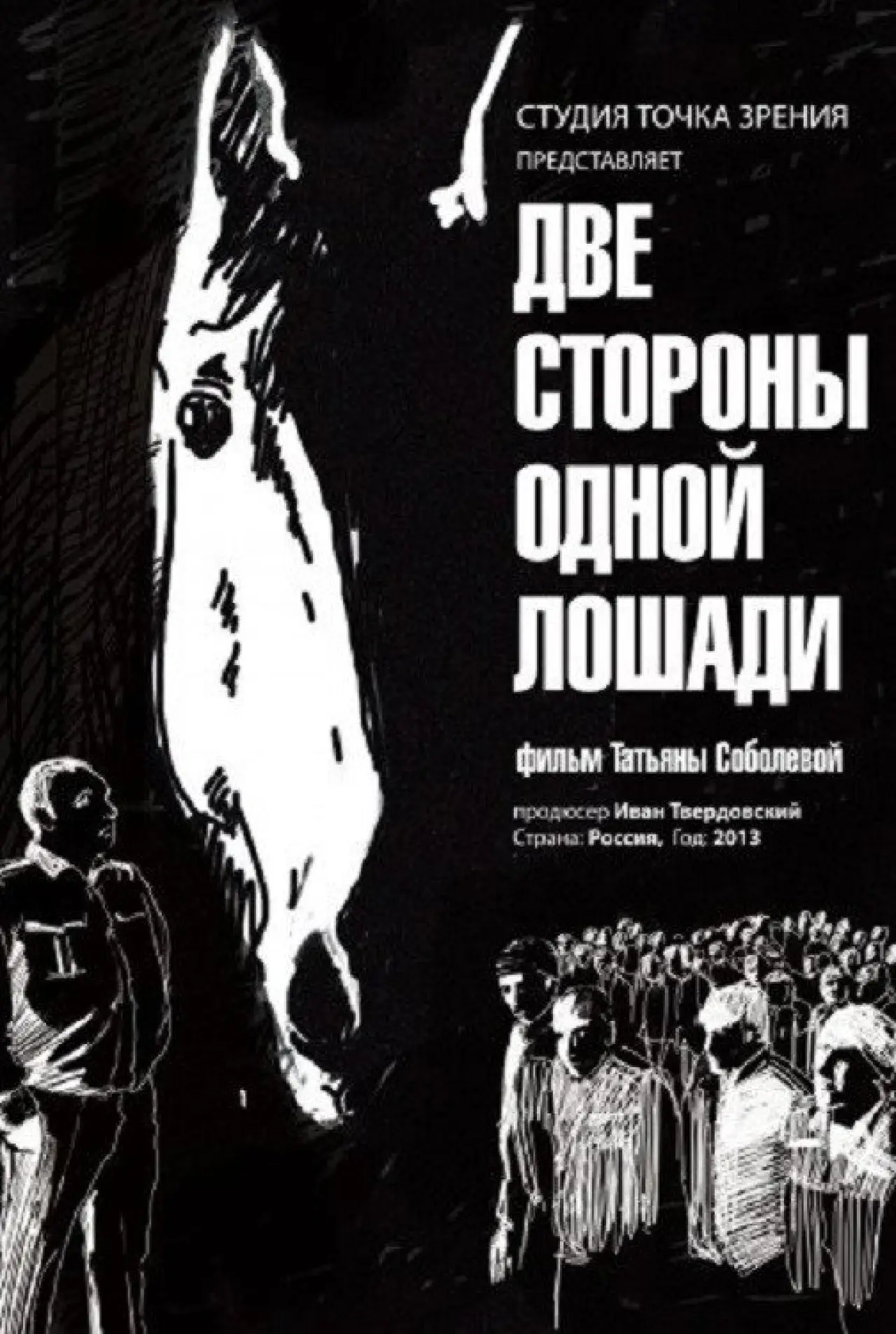Постер к фильму "Две стороны одной лошади"