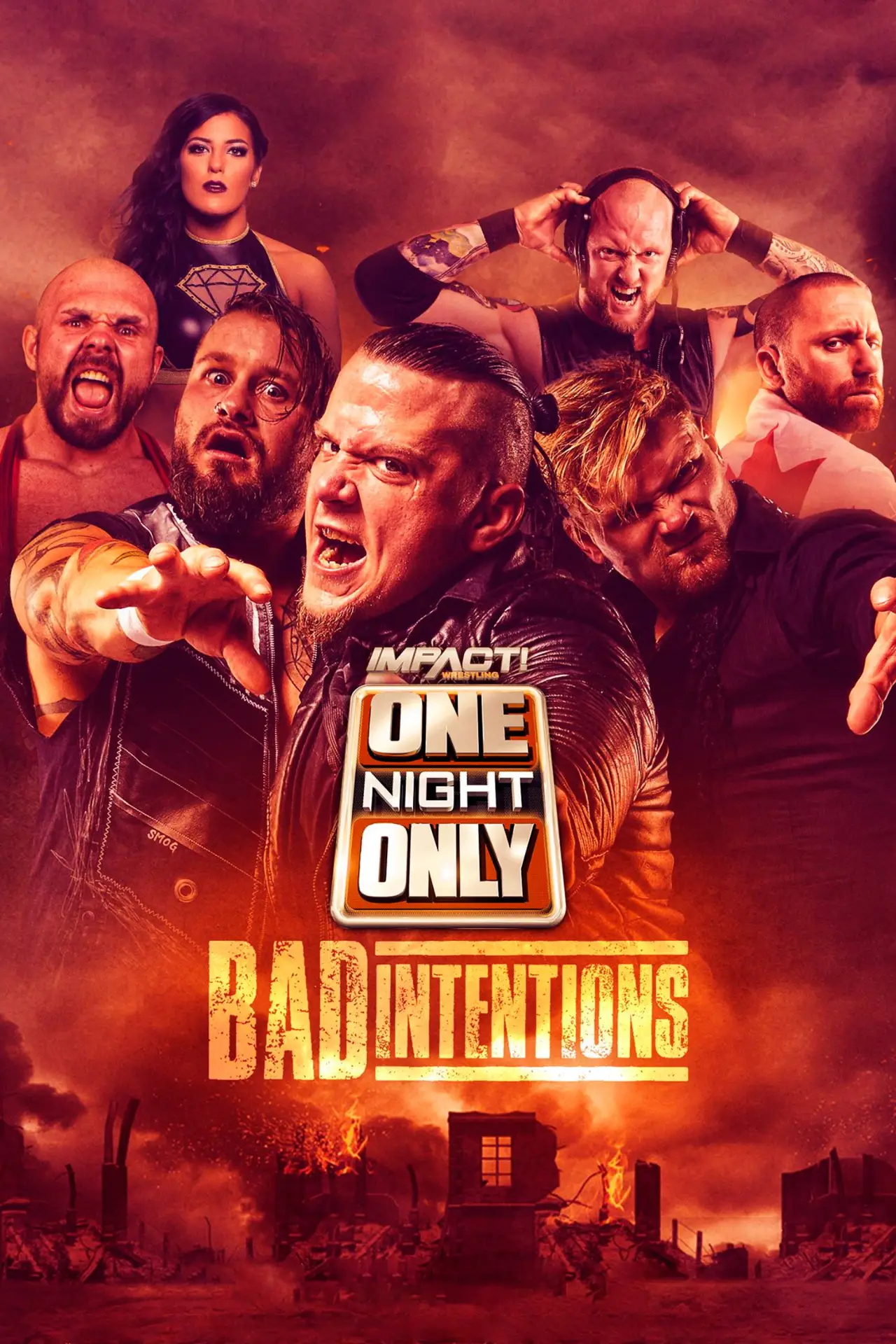 Постер к фильму "IMPACT Wrestling: One Night Only: Bad Intentions"