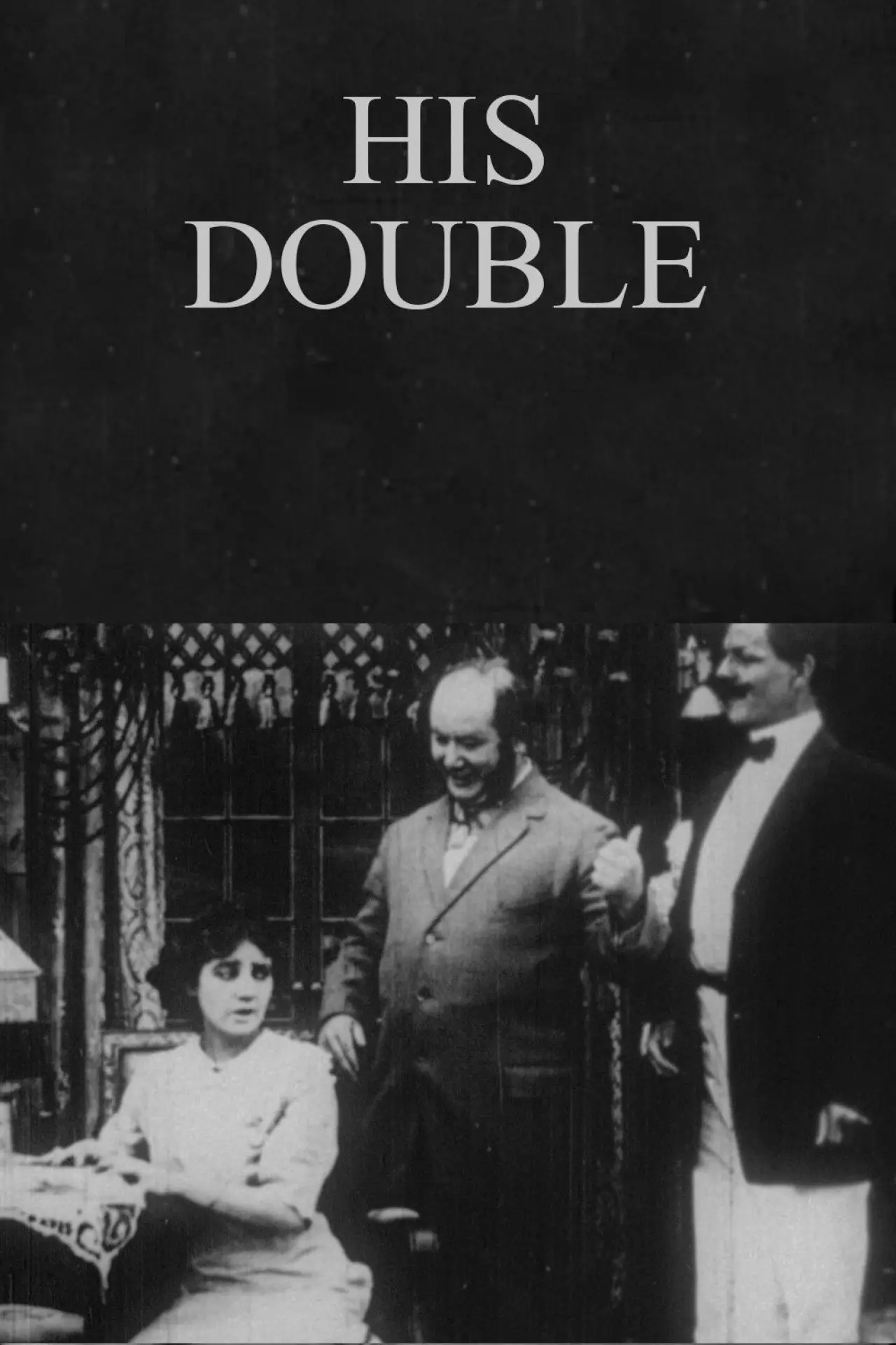 Постер к фильму "His Double"