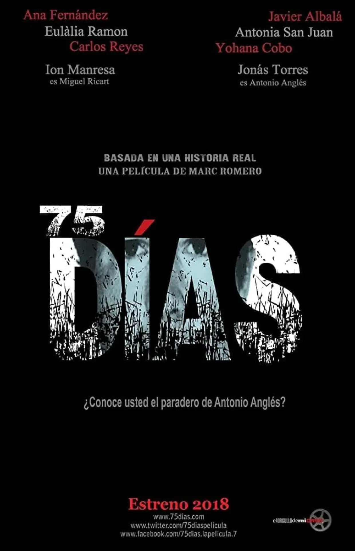Постер к фильму "75 días"