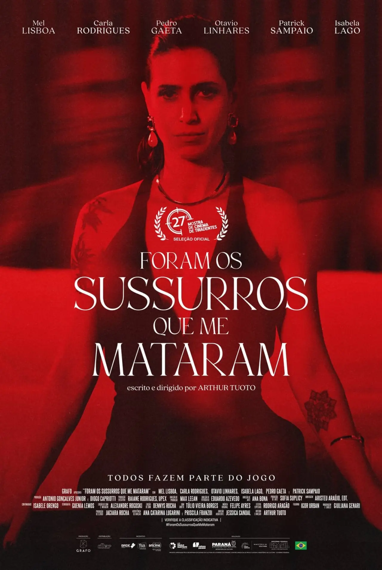Постер к фильму "Foram os Sussurros que Me Mataram"