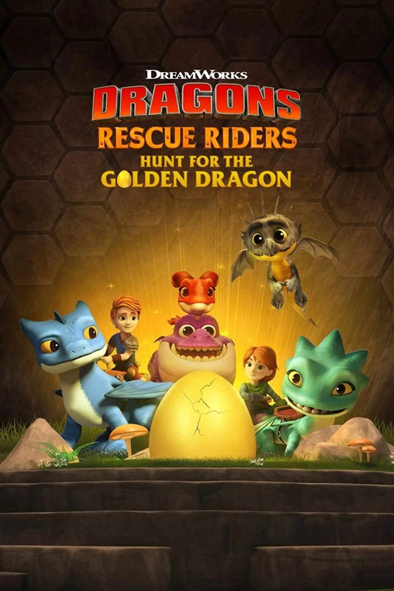 Постер к фильму "Dragons: Rescue Riders: Hunt for the Golden Dragon"
