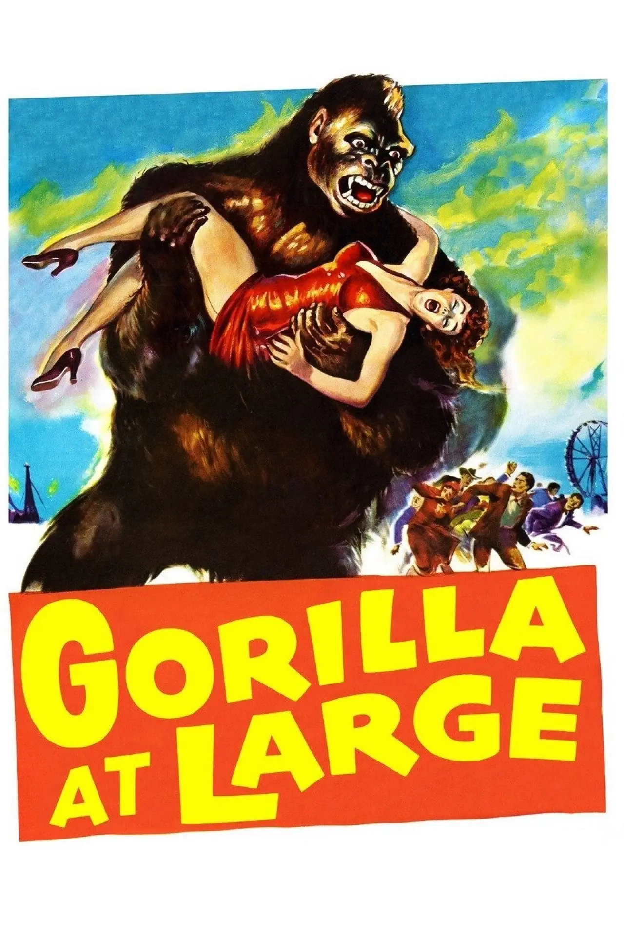 Постер к фильму "Gorilla at Large"