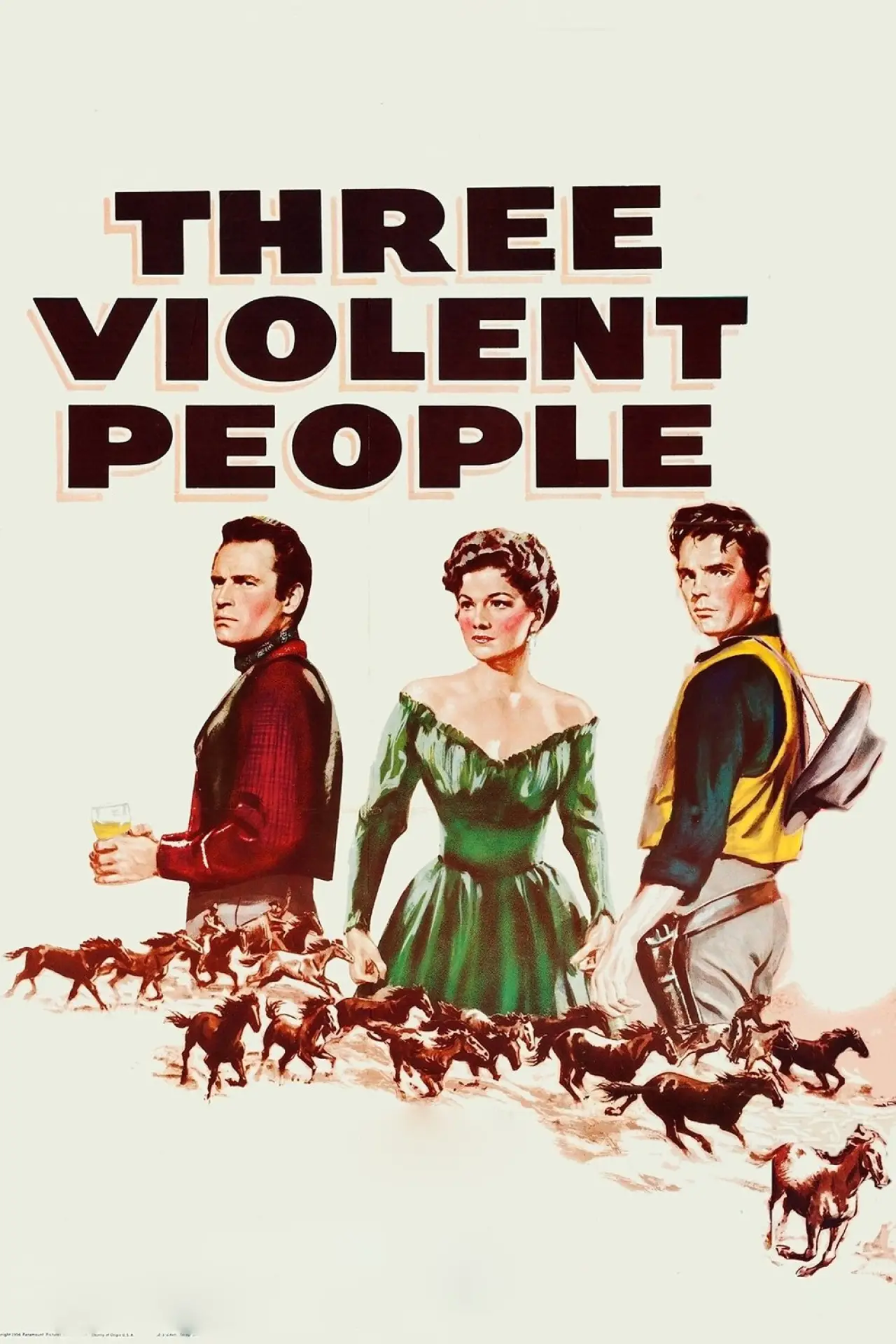 Постер к фильму "Three Violent People"