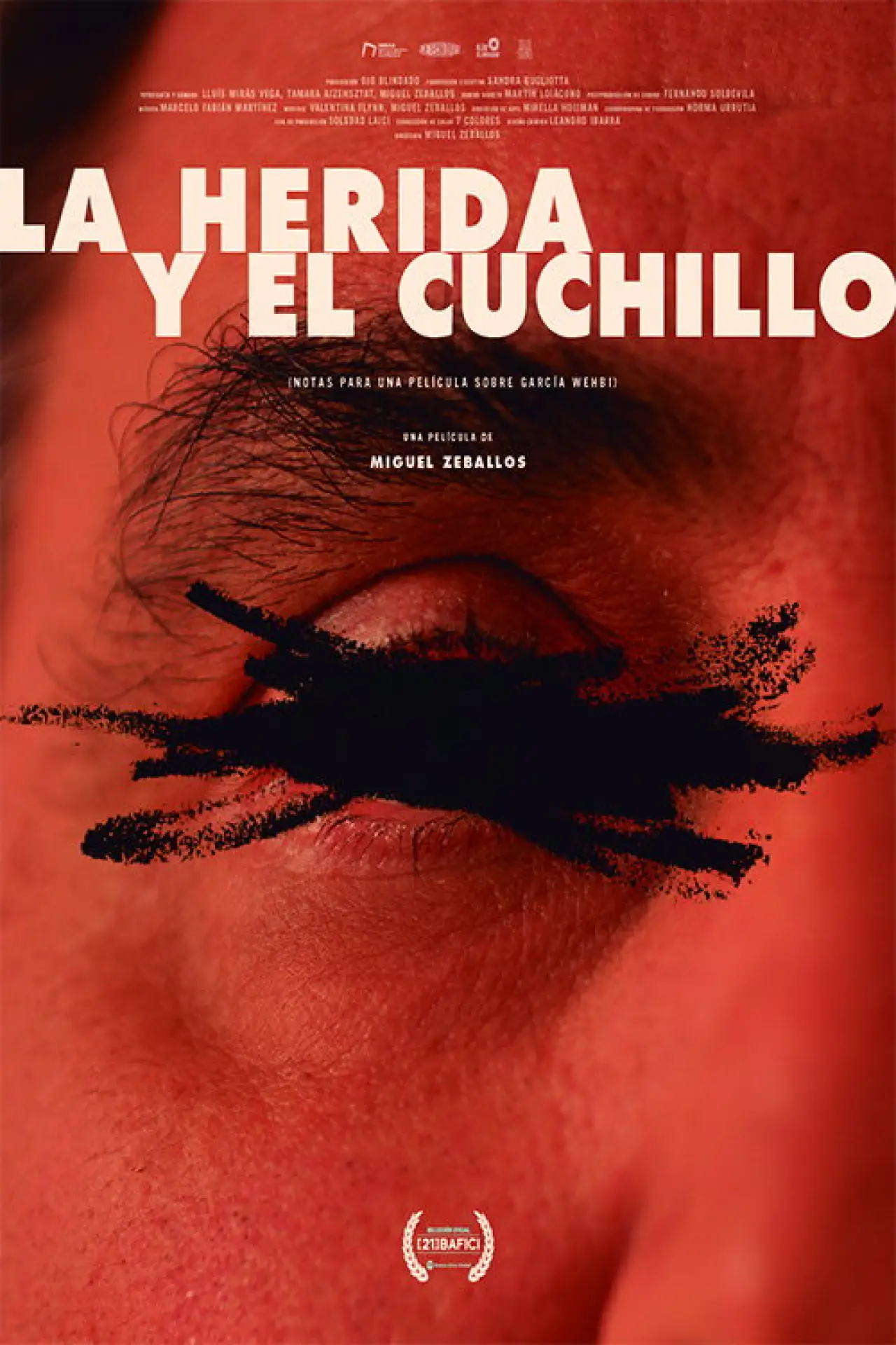 Постер к фильму "La herida y el cuchillo (Notas para un film sobre García Wehbi)"