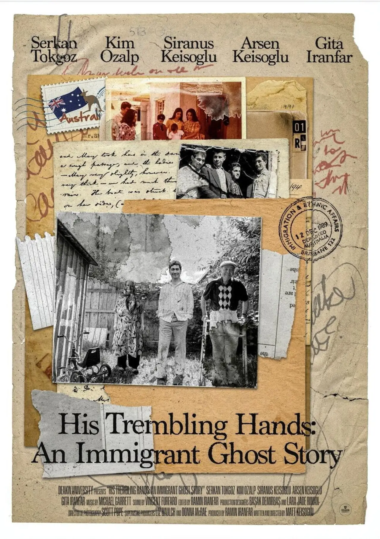 Постер к фильму "His Trembling Hands: An Immigrant Ghost Story"