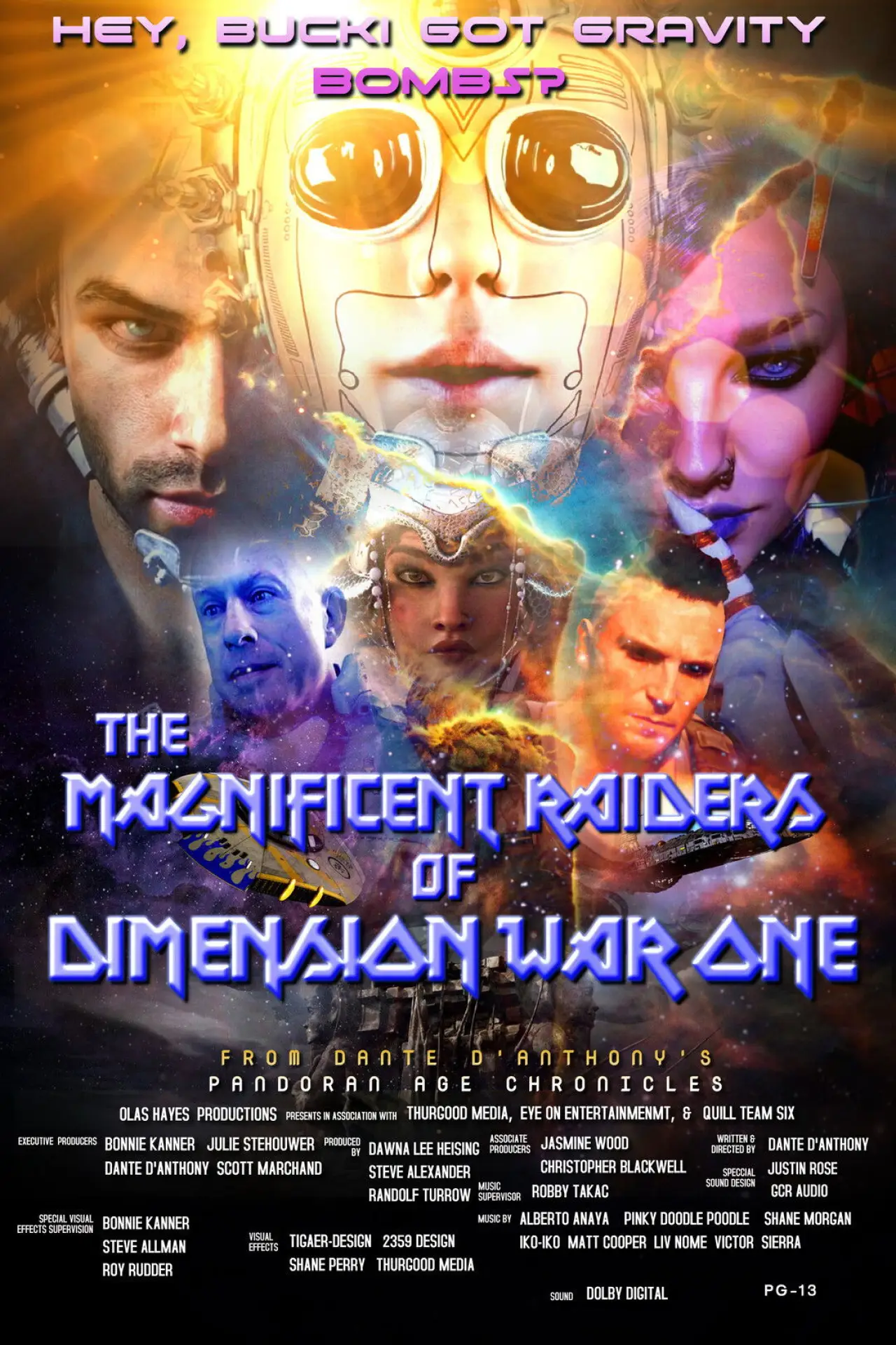 Постер к фильму "The Magnificent Raiders of Dimension War One"