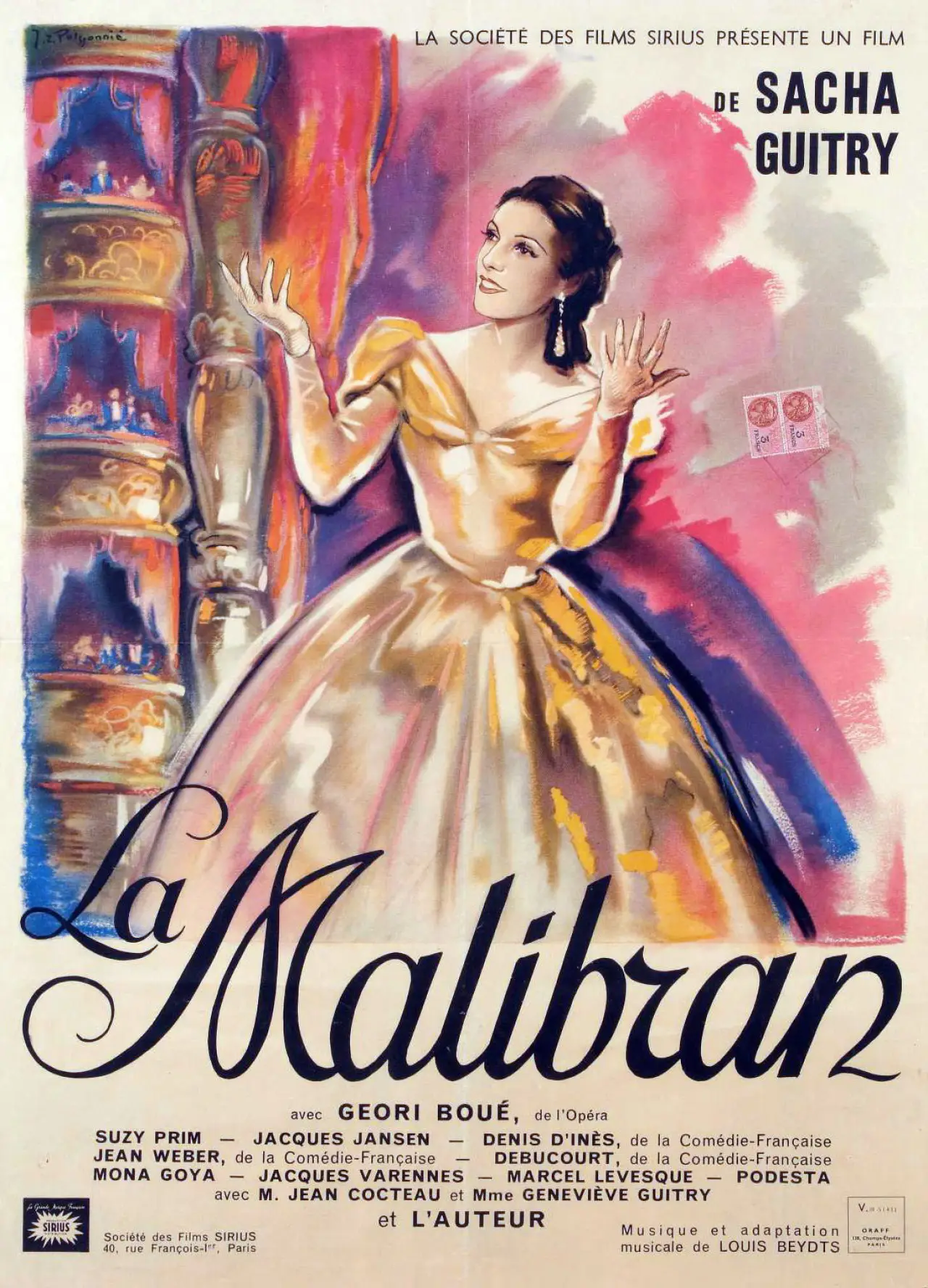 Постер к фильму "La Malibran"