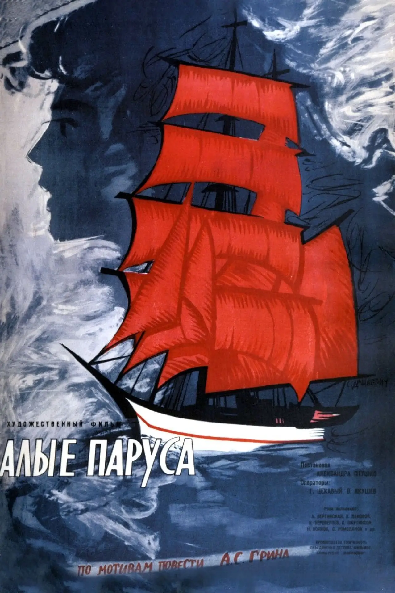 Постер к фильму "Алые паруса"