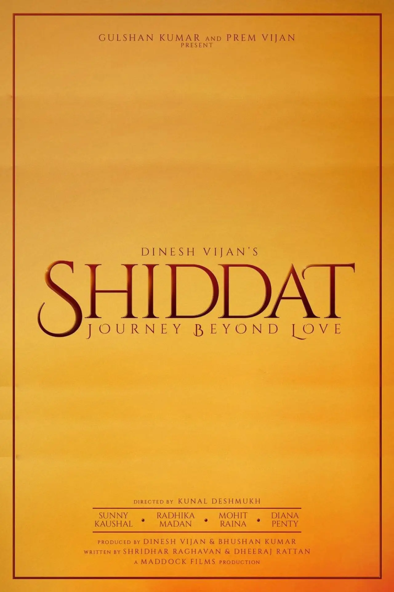 Постер к фильму "शिद्दत"