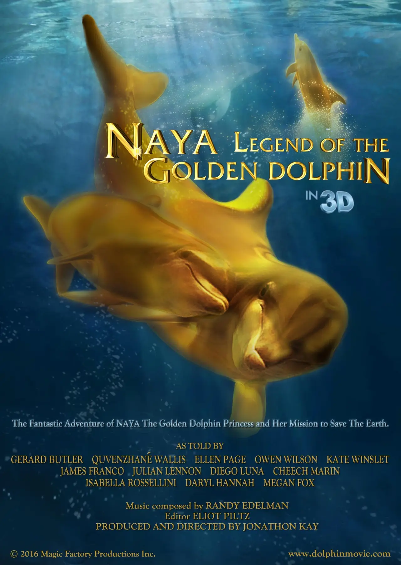 Постер к фильму "Naya: Legend of the Golden Dolphin"