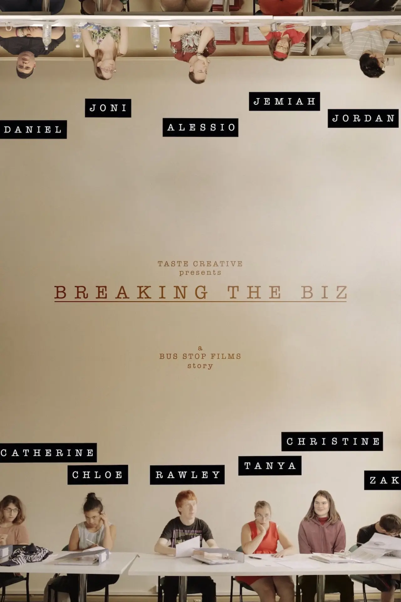 Постер к фильму "Breaking the Biz: A Bus Stop Films Story"