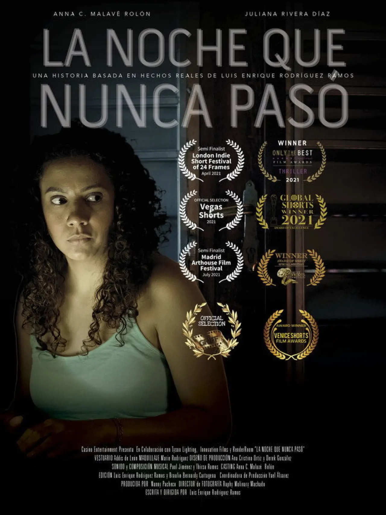 Постер к фильму "La Noche Que Nunca Pasó"