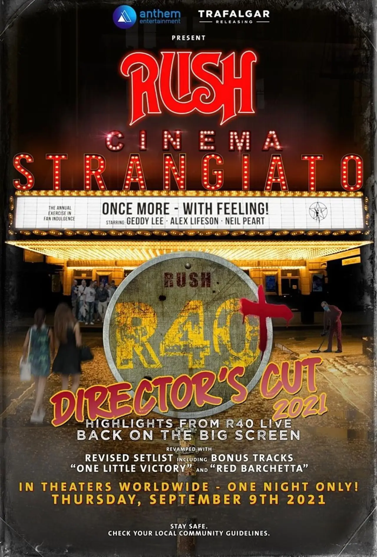 Постер к фильму "Rush: Cinema Strangiato - R40+ Director