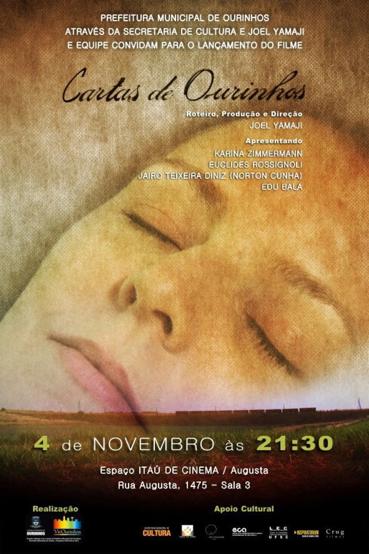 Постер к фильму "Cartas de Ourinhos"