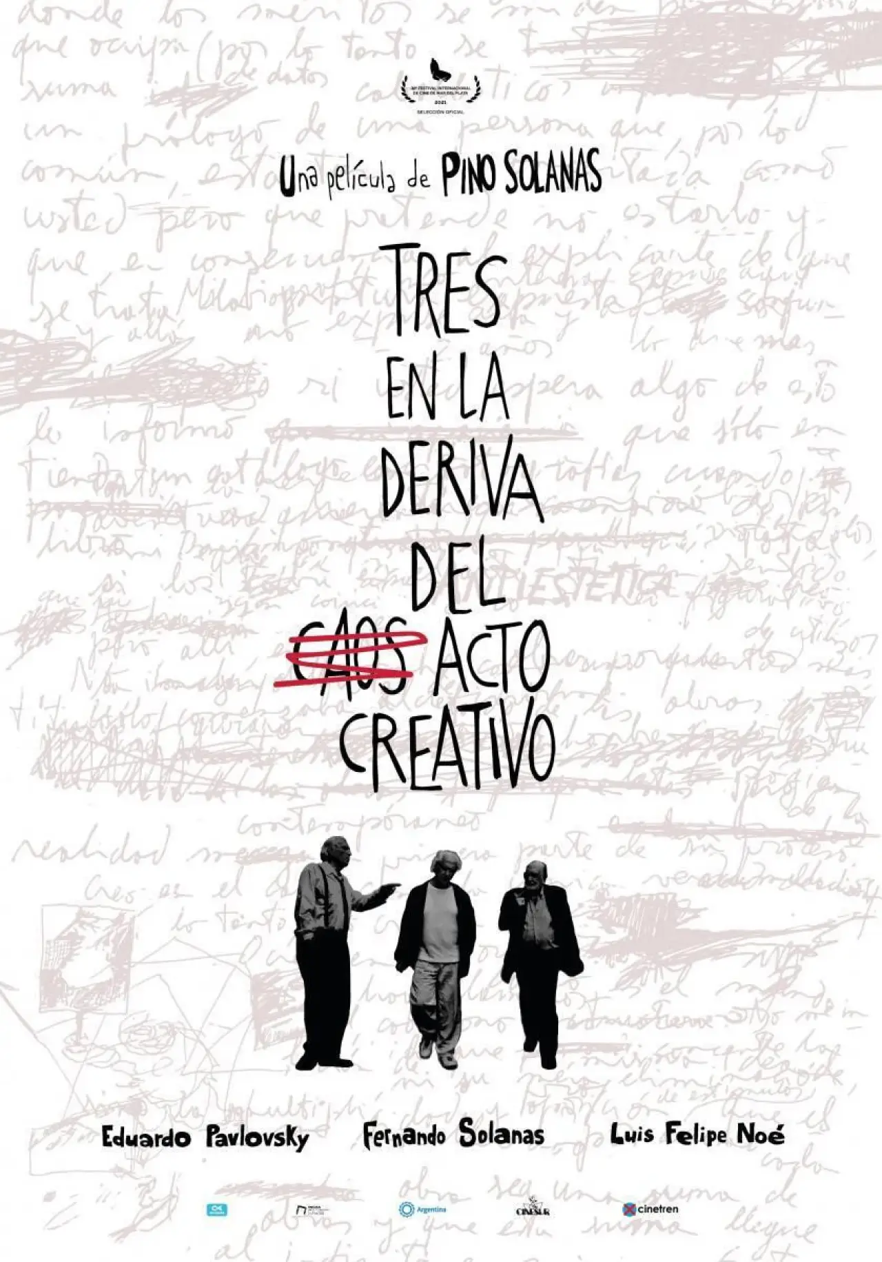 Постер к фильму "Tres en la deriva del acto creativo"